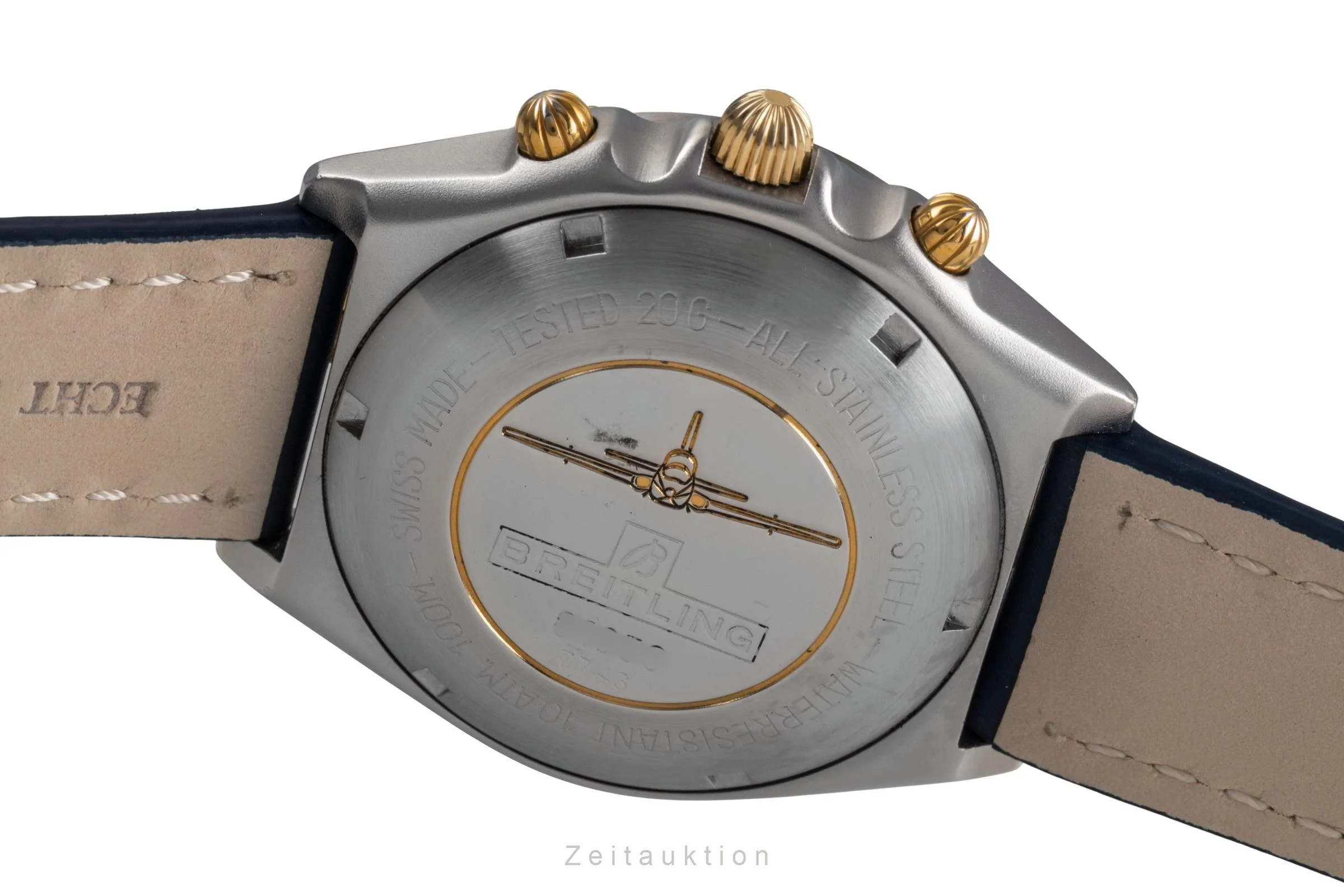 Breitling Chronomat chronograph gilt / steel automatic men's watch 81950  [2503138] - Image 11