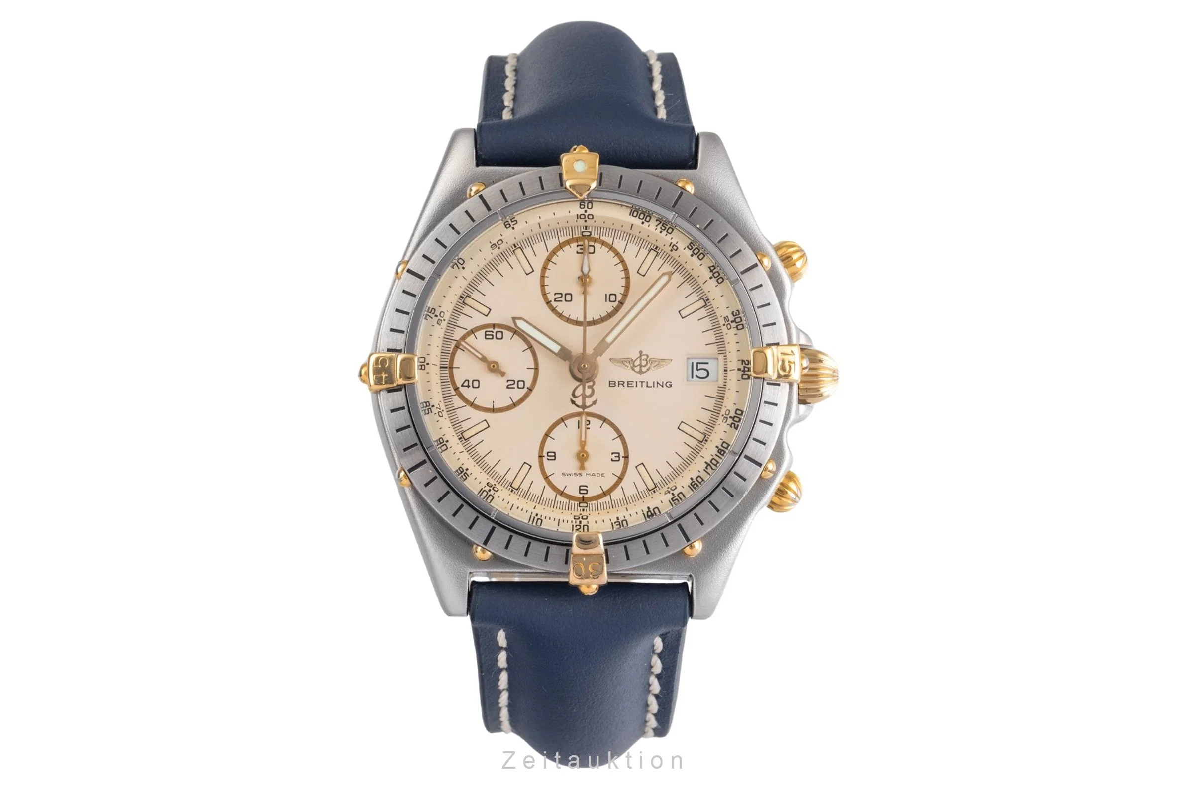 Breitling Chronomat chronograph gilt / steel automatic men's watch 81950  [2503138] - Image 5