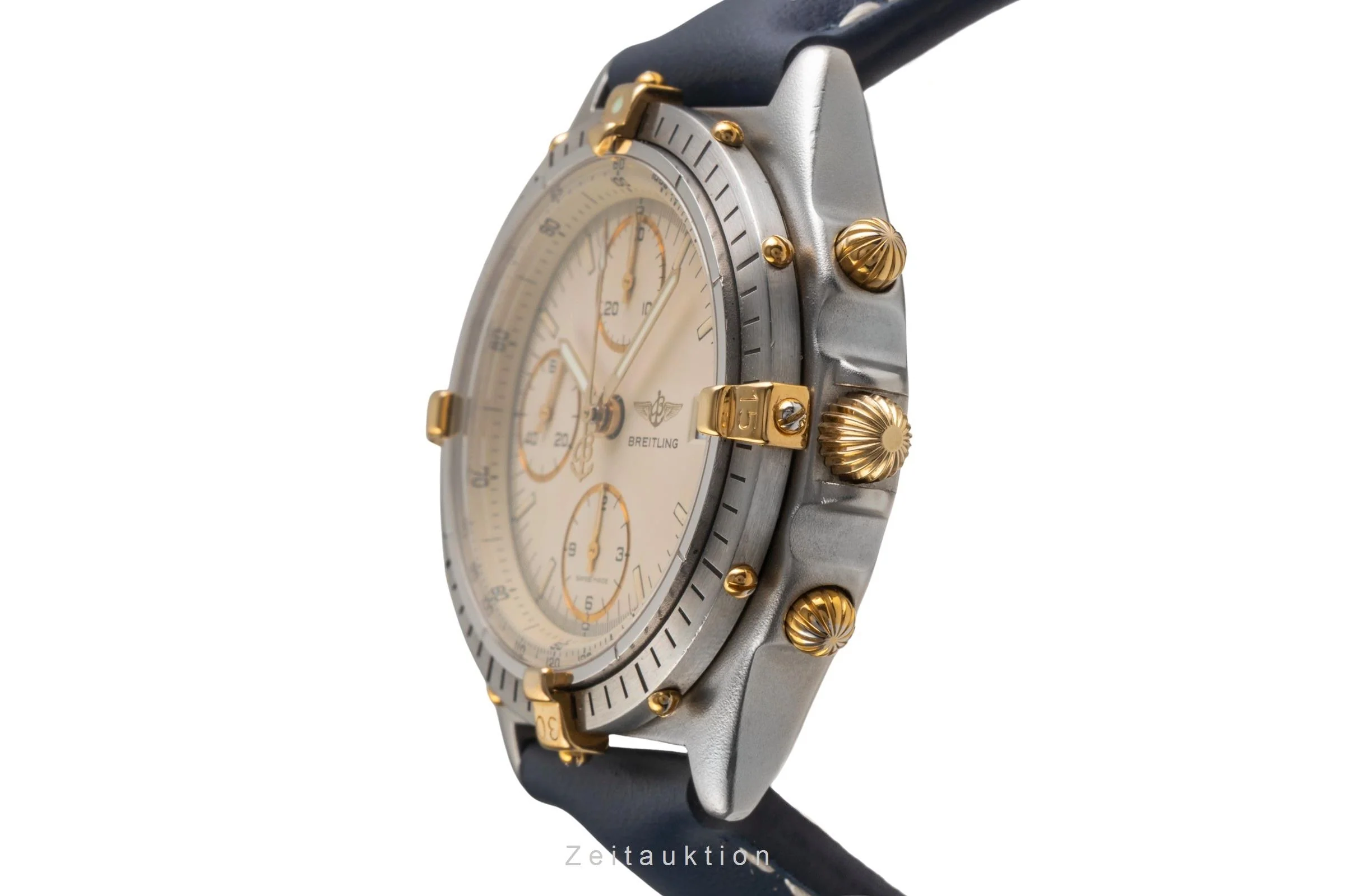 Breitling Chronomat chronograph gilt / steel automatic men's watch 81950  [2503138] - Image 7