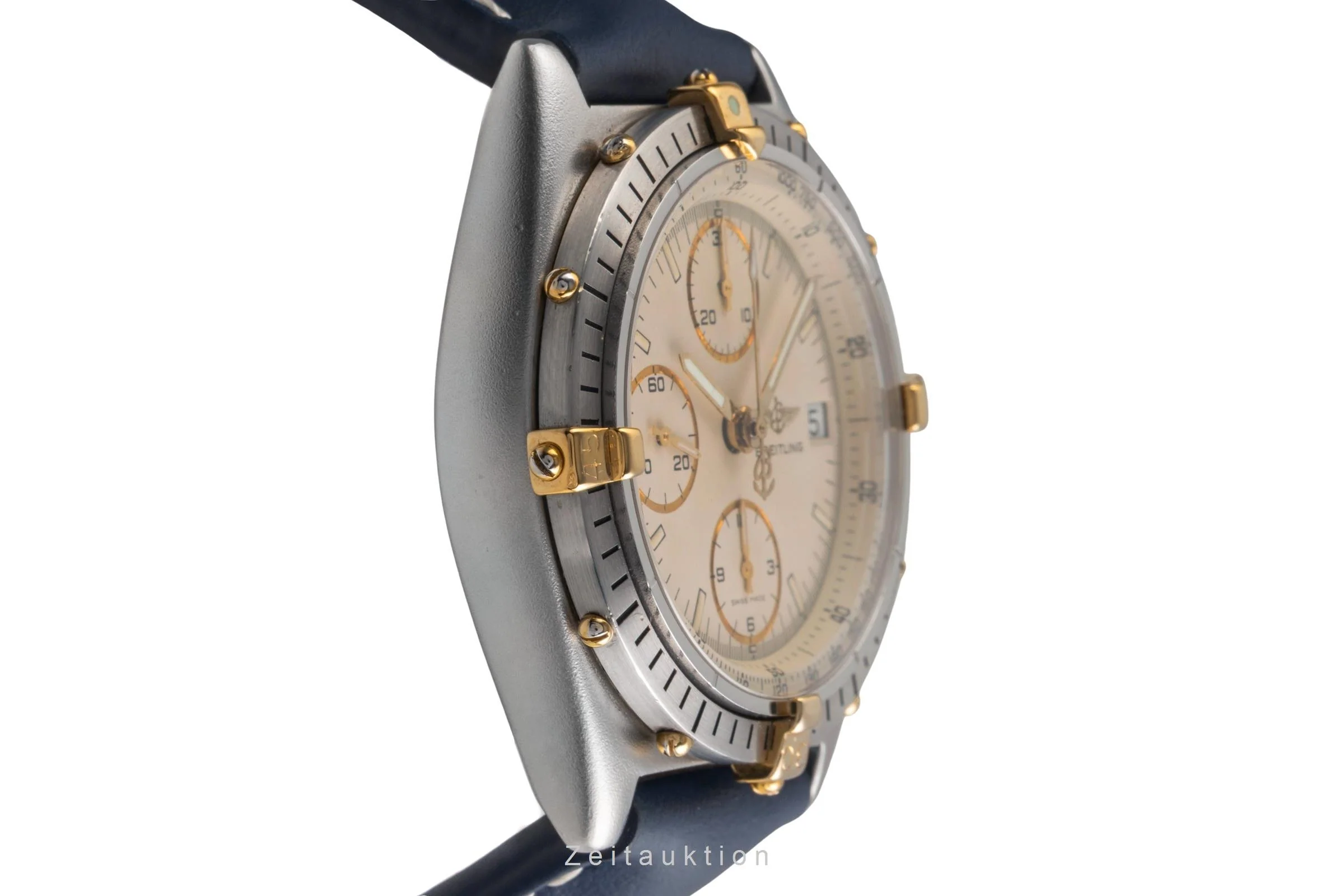 Breitling Chronomat chronograph gilt / steel automatic men's watch 81950  [2503138] - Image 8