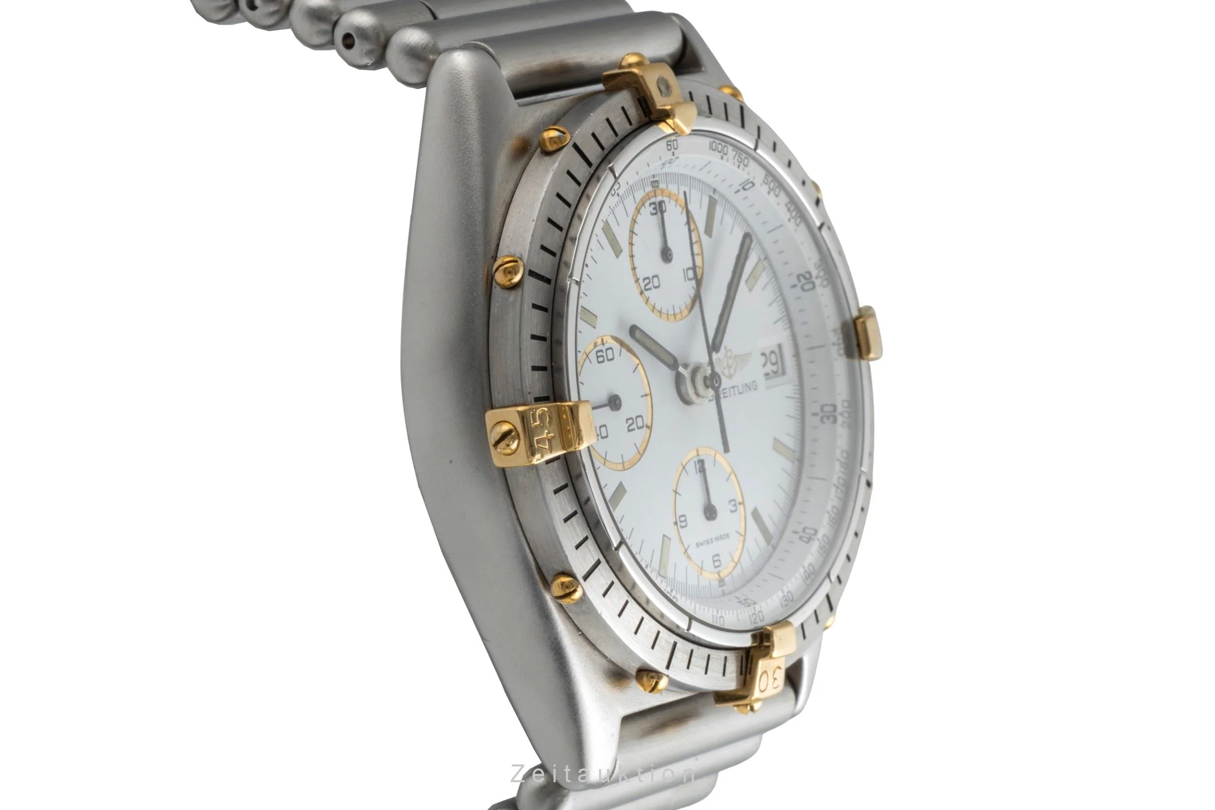 Breitling Chronomat chronograph gilt / steel automatic men's watch 81950  [2505250] - Image 8