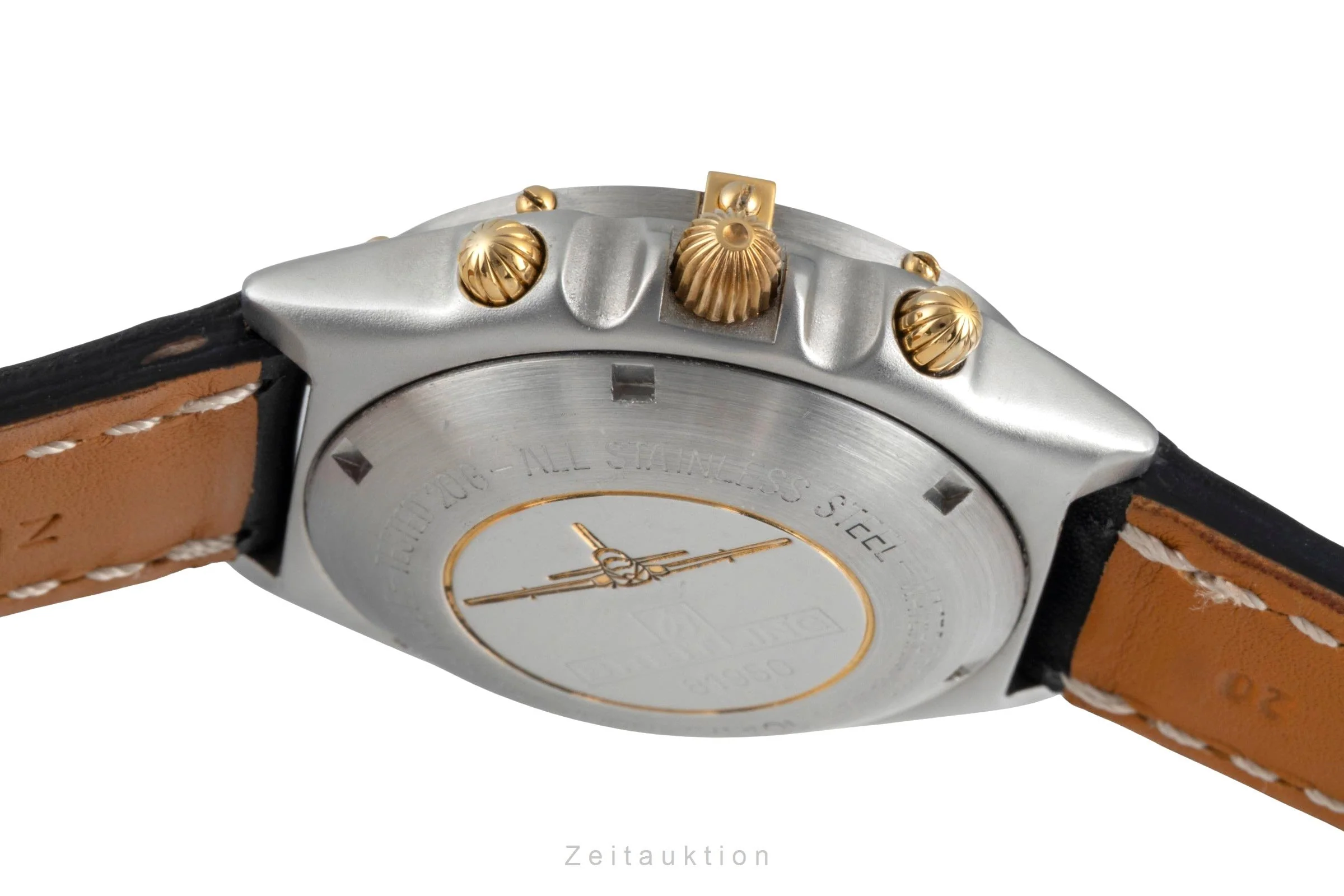 Breitling Chronomat chronograph gilt / steel automatic men's watch 81950  [2505332] - Image 11