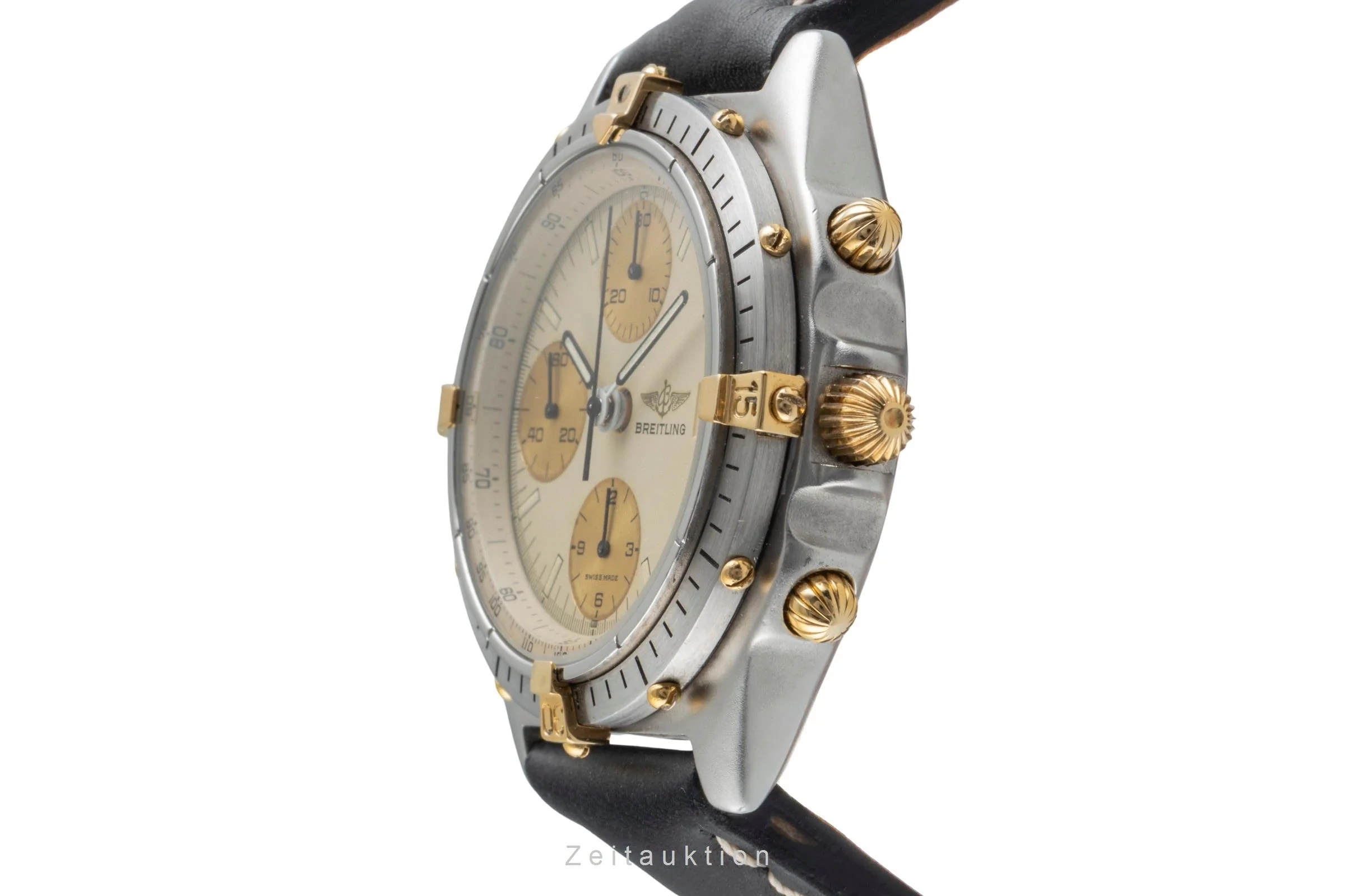 Breitling Chronomat chronograph gilt / steel automatic men's watch 81950  [2505332] - Image 7