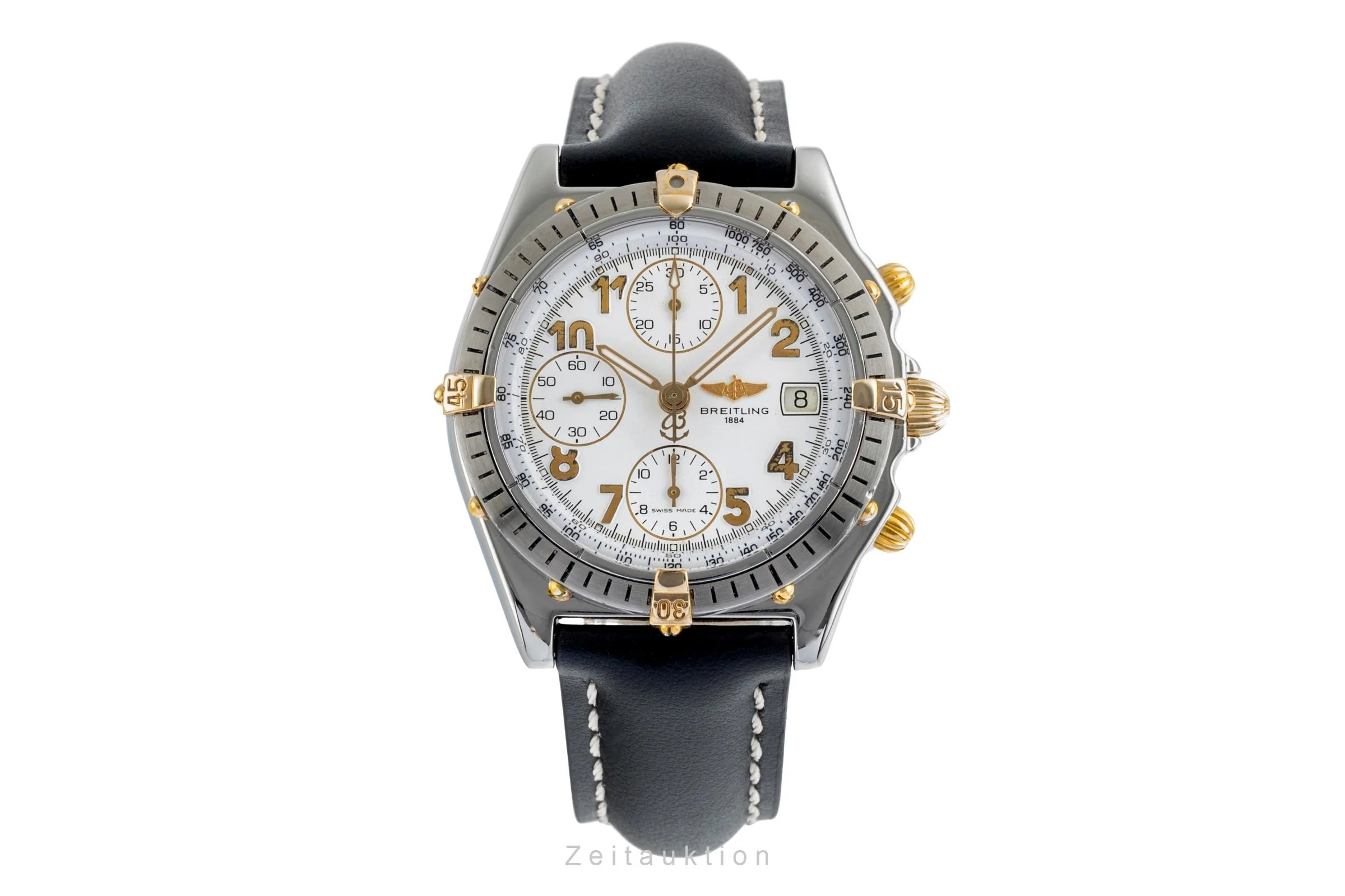 Breitling Chronomat chronograph gilt / steel automatic men's watch B13047  [2502249] - Image 5