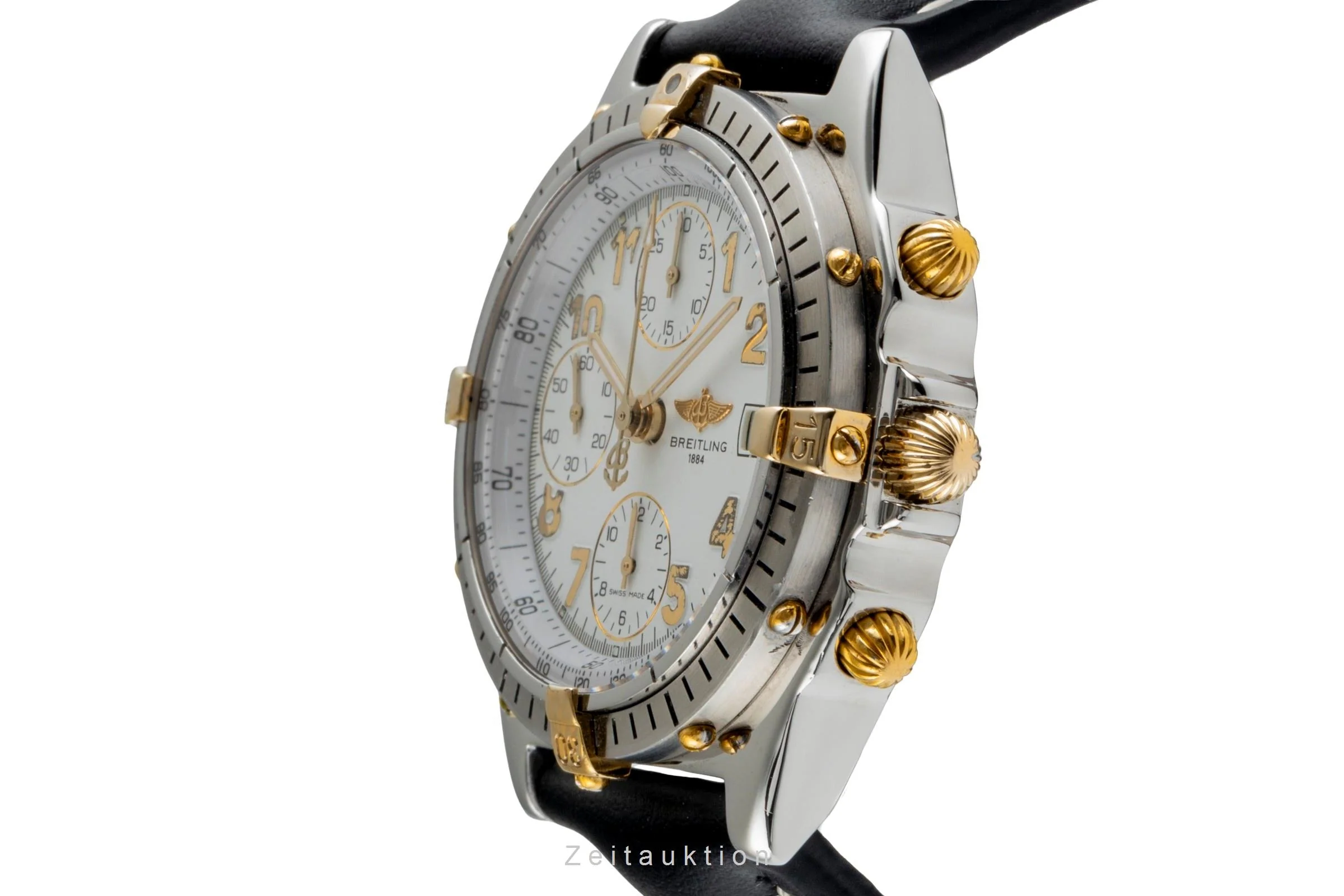 Breitling Chronomat chronograph gilt / steel automatic men's watch B13047  [2502249] - Image 7