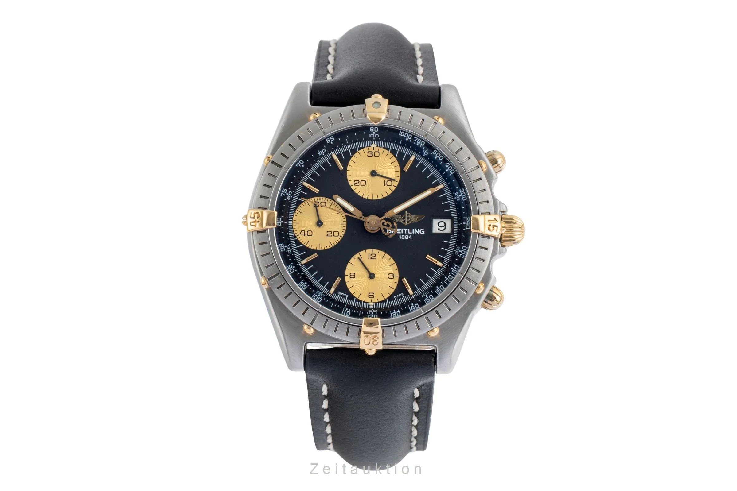 Breitling Chronomat chronograph gilt / steel automatic men's watch B13047  [2502256] - Image 5