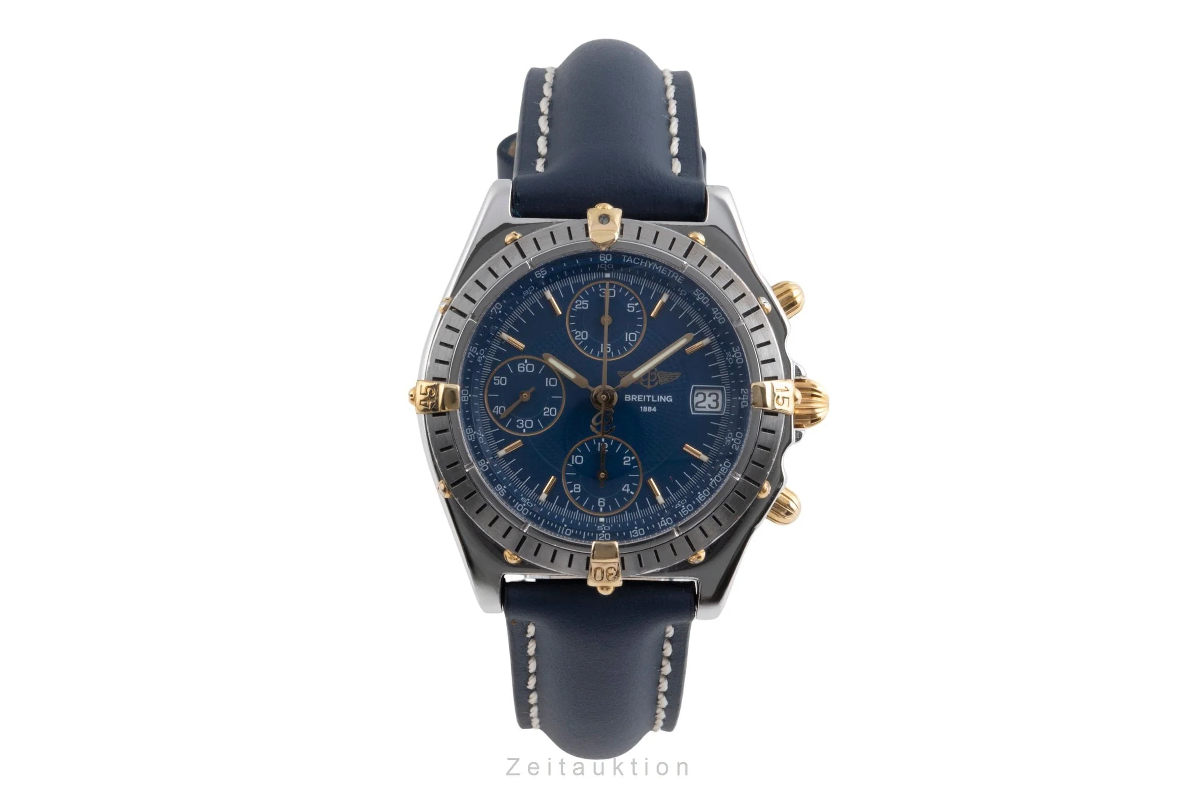 Breitling Chronomat chronograph gilt / steel automatic men's watch B13047  [2502341] - Image 5