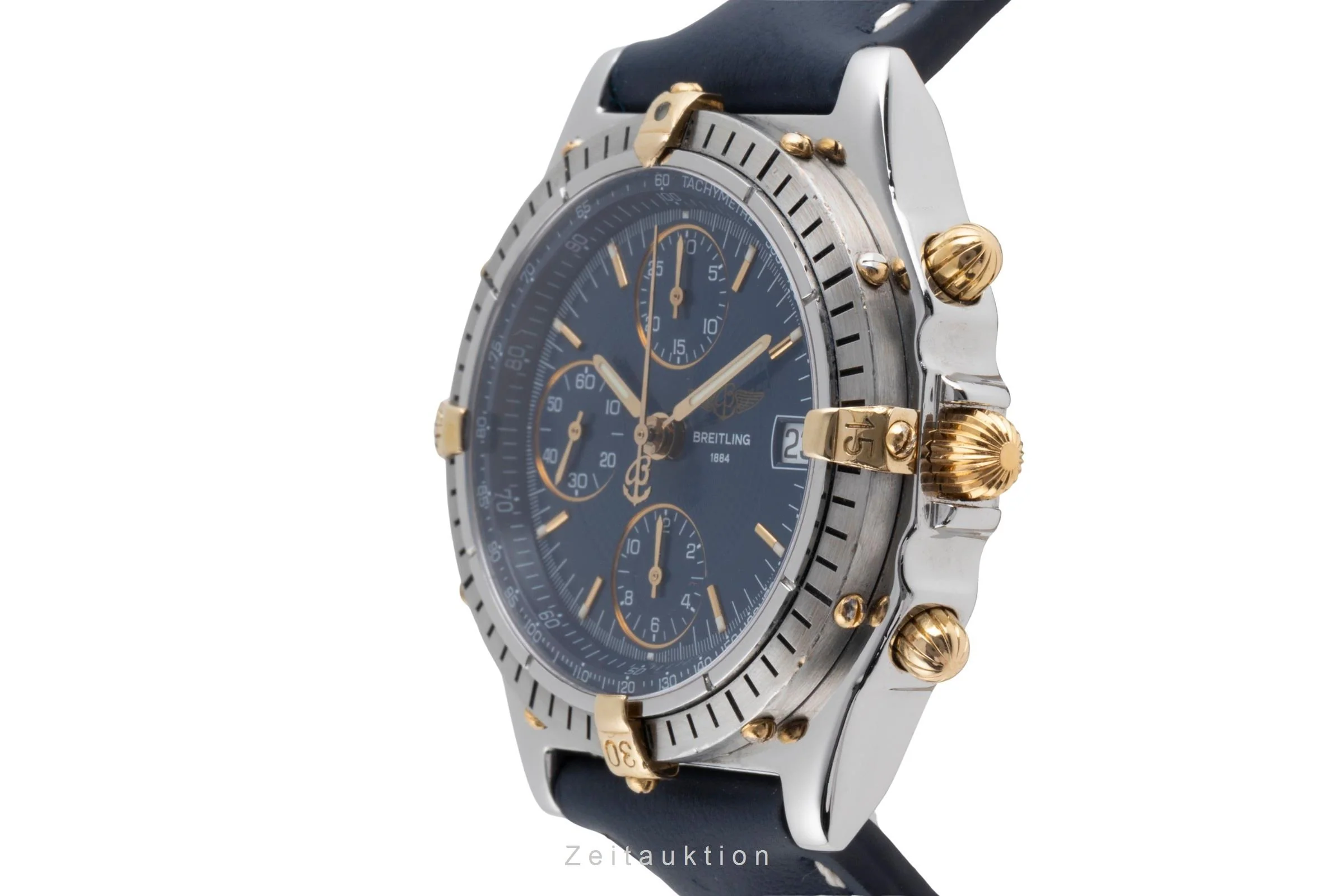 Breitling Chronomat chronograph gilt / steel automatic men's watch B13047  [2502341] - Image 7