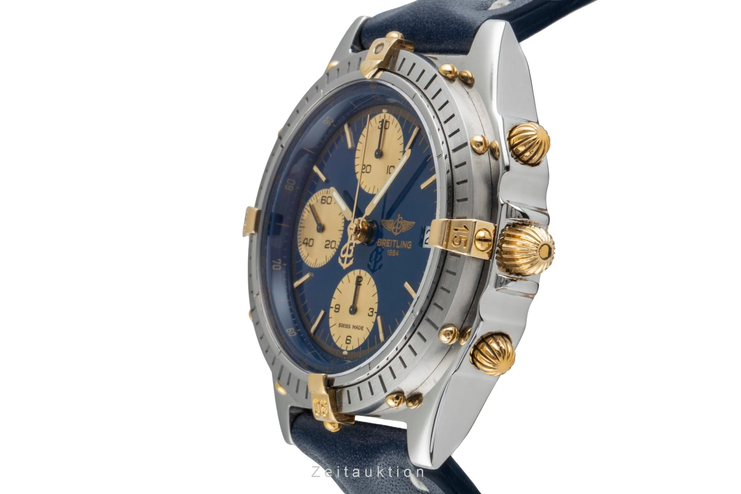 Breitling Chronomat chronograph gilt / steel automatic men's watch B13047  [2506024] - Image 7