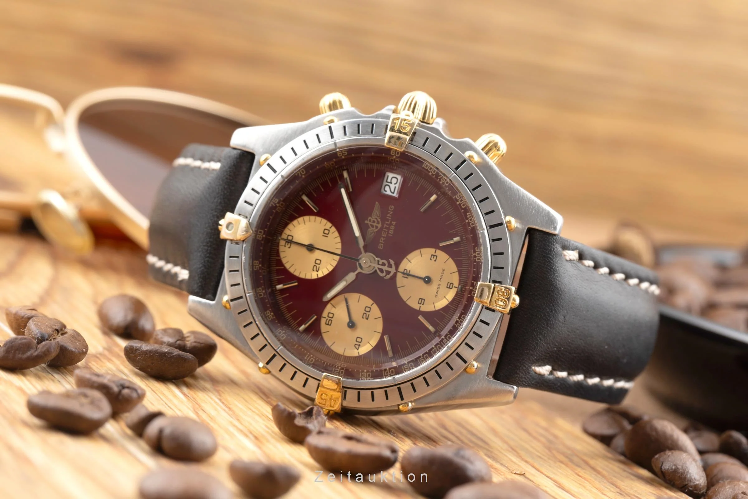 Breitling Chronomat chronograph gilt / steel automatic men's watch B13047  81.950  [2505156] - Image 3