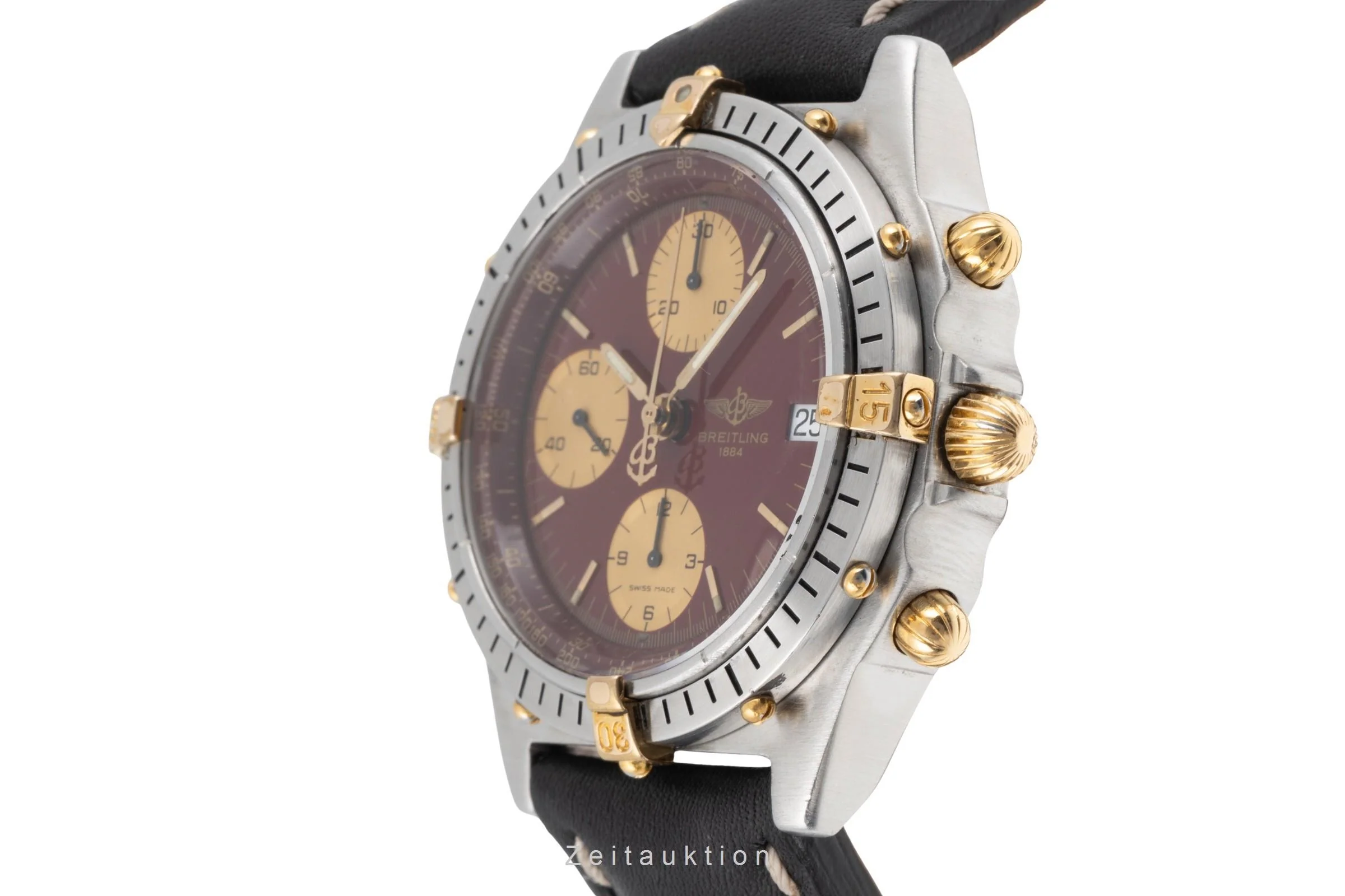 Breitling Chronomat chronograph gilt / steel automatic men's watch B13047  81.950  [2505156] - Image 7