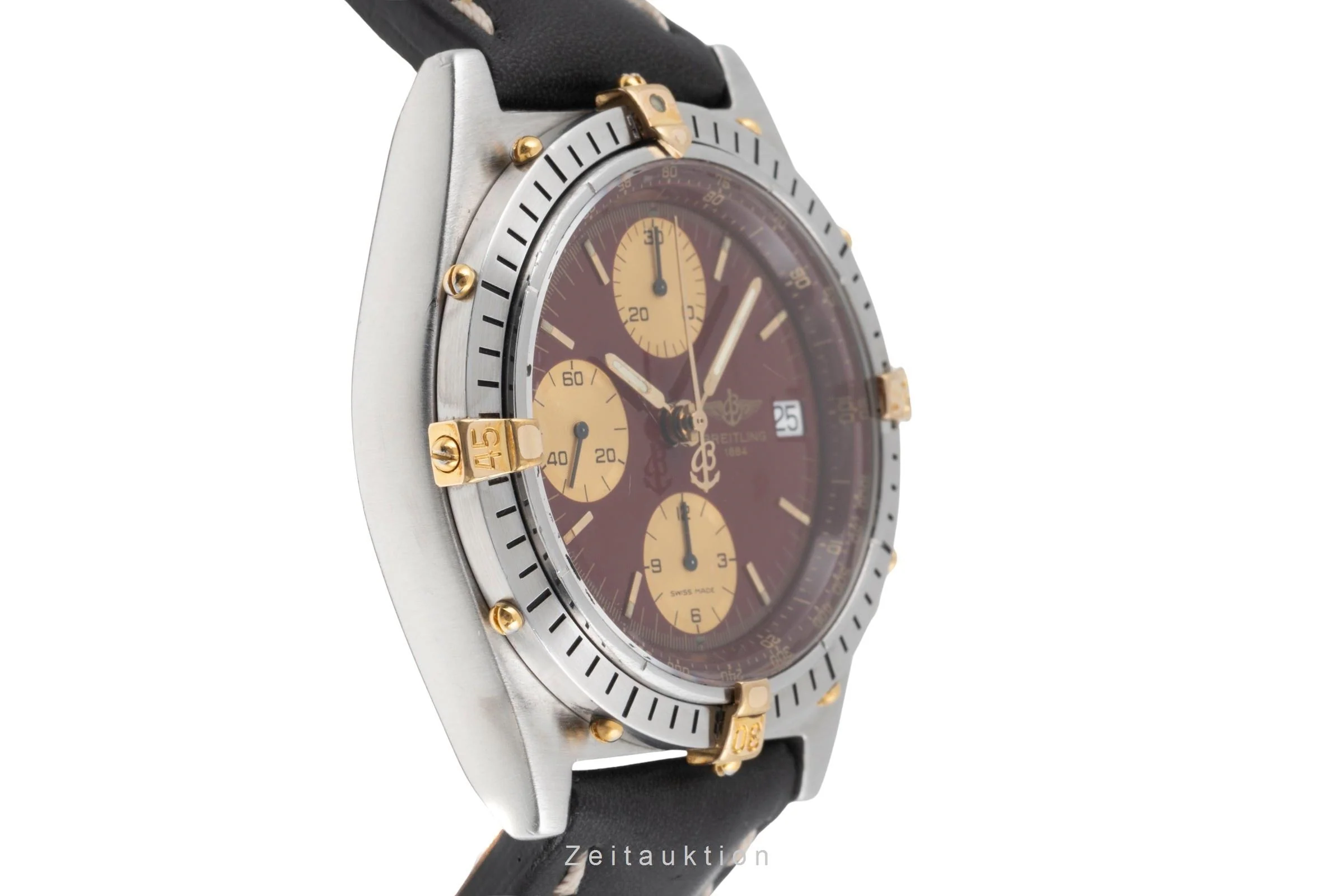 Breitling Chronomat chronograph gilt / steel automatic men's watch B13047  81.950  [2505156] - Image 8