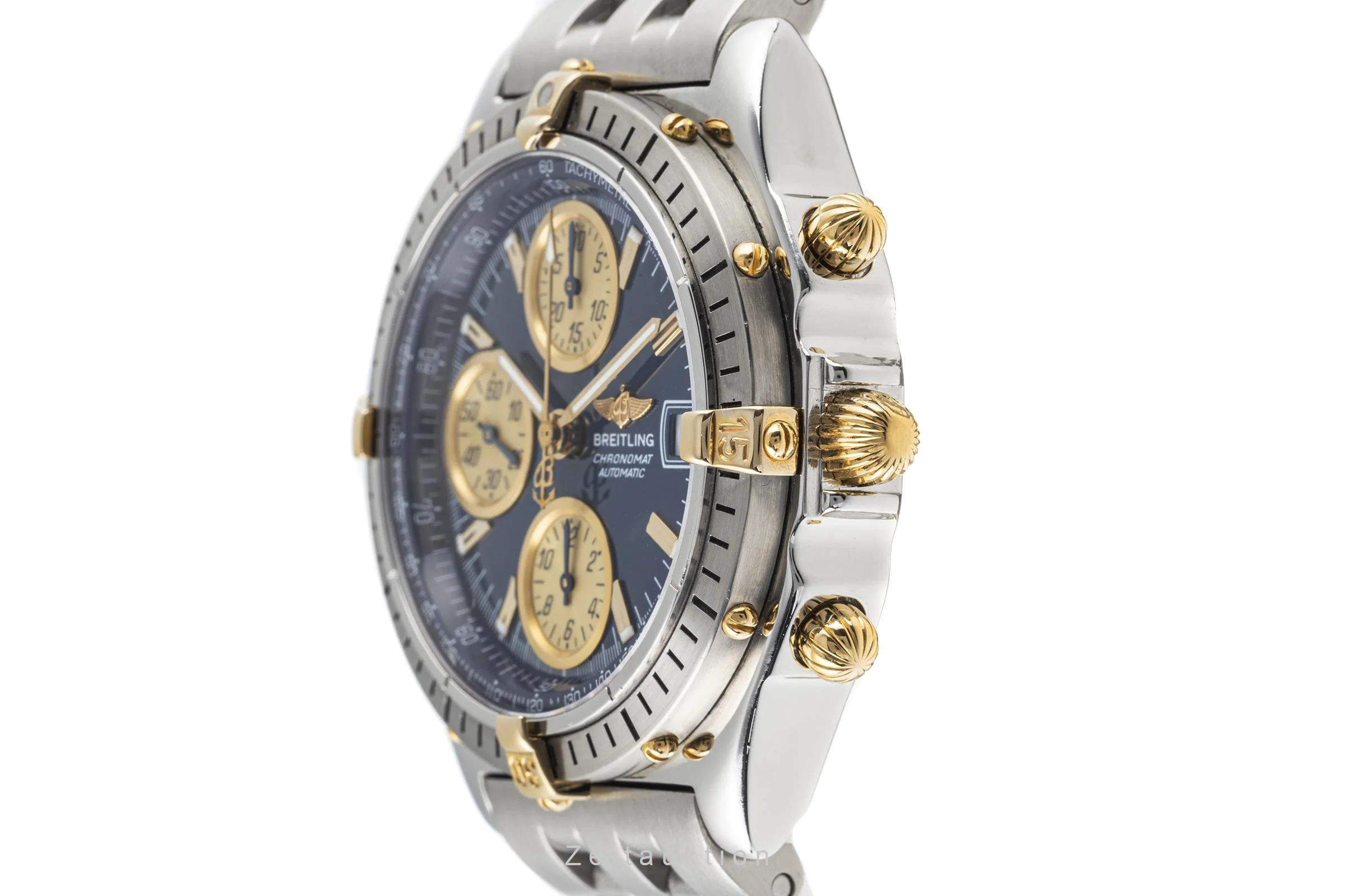 Breitling Chronomat chronograph gilt / steel automatic men's watch B13048  [2300505] - Image 6