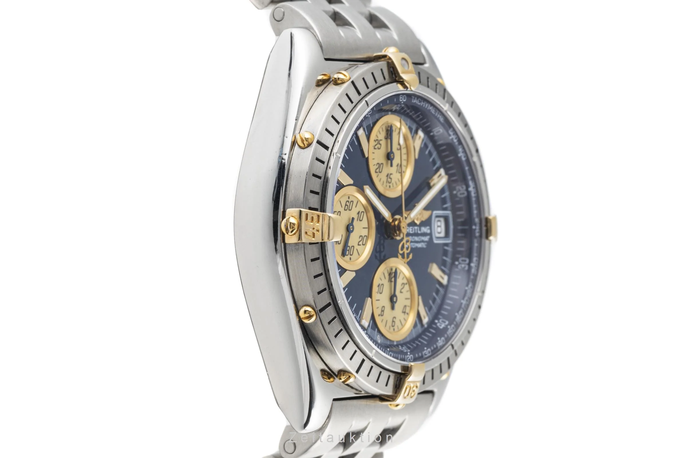 Breitling Chronomat chronograph gilt / steel automatic men's watch B13048  [2300505] - Image 7