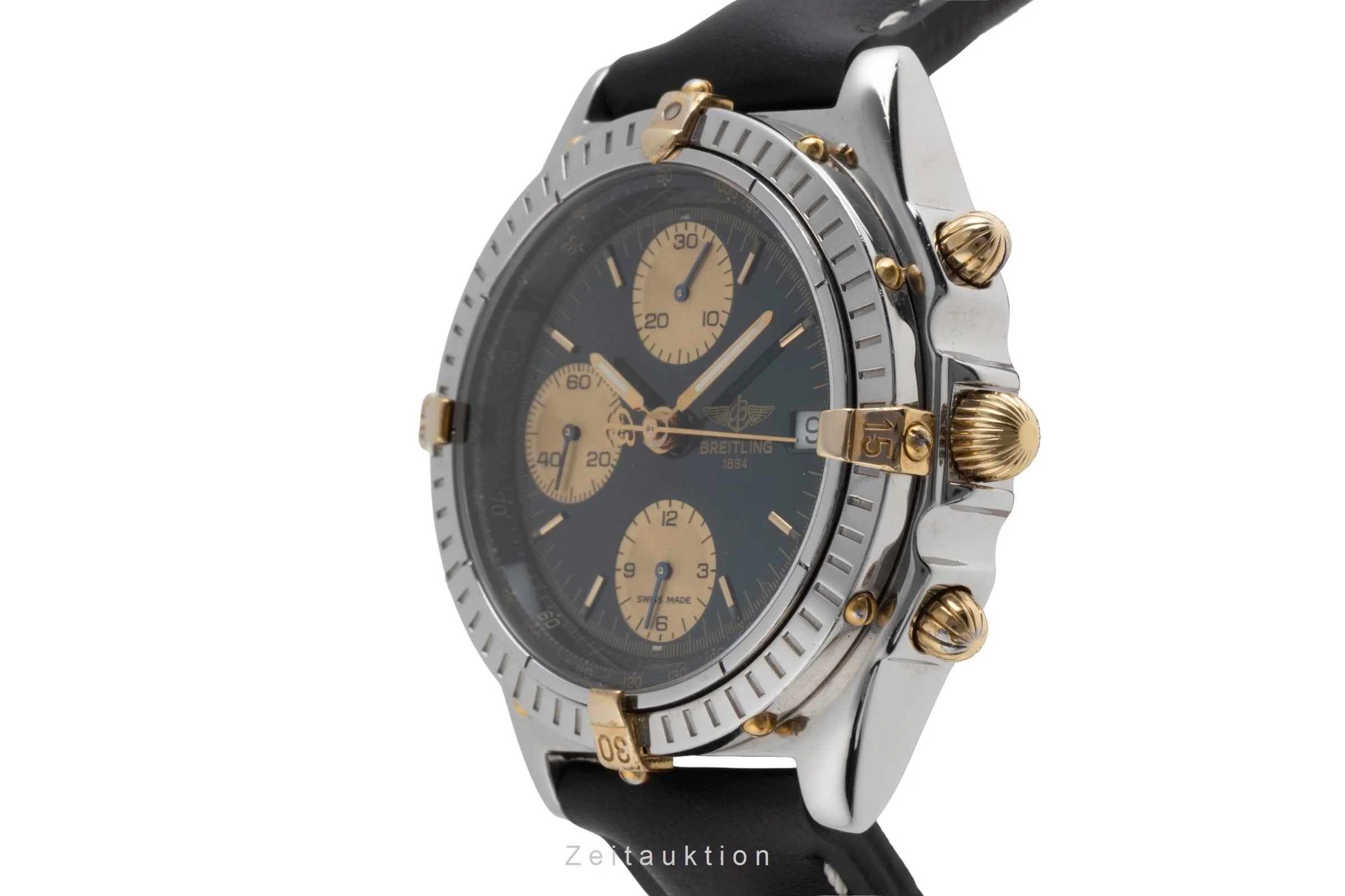 Breitling Chronomat chronograph gilt / steel automatic men's watch B13048  [2502233] - Image 7