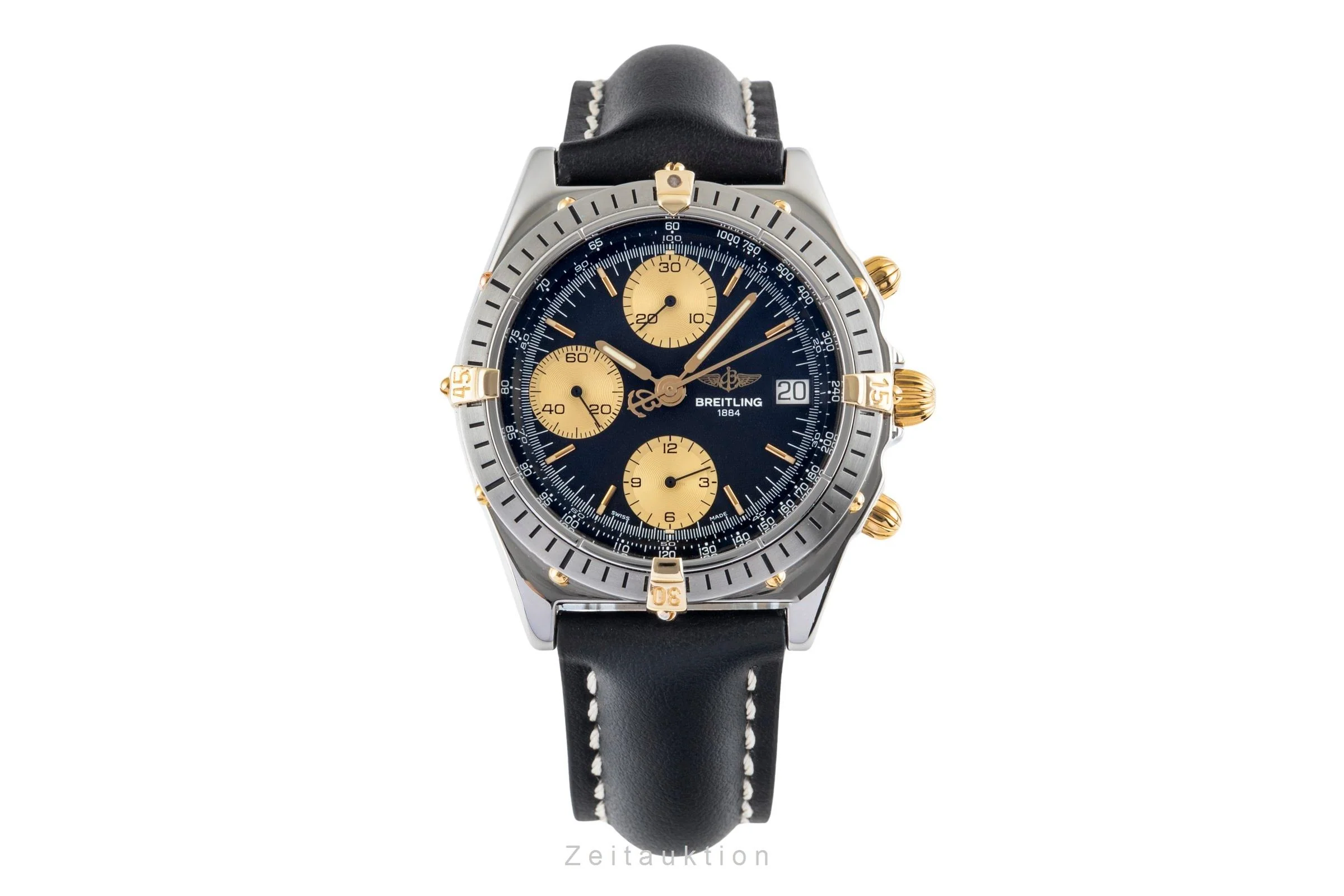 Breitling Chronomat chronograph gilt / steel automatic men's watch B13048  [2502706] - Image 5