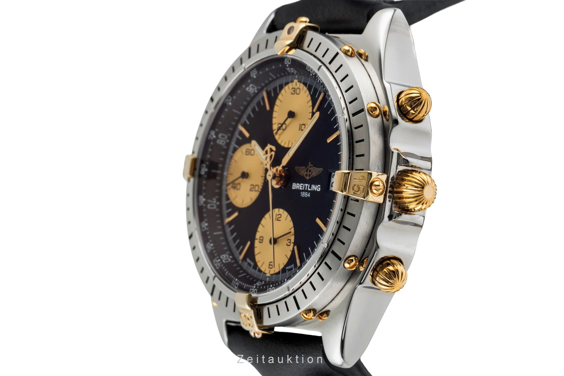 Breitling Chronomat chronograph gilt / steel automatic men's watch B13048  [2502706] - Image 7