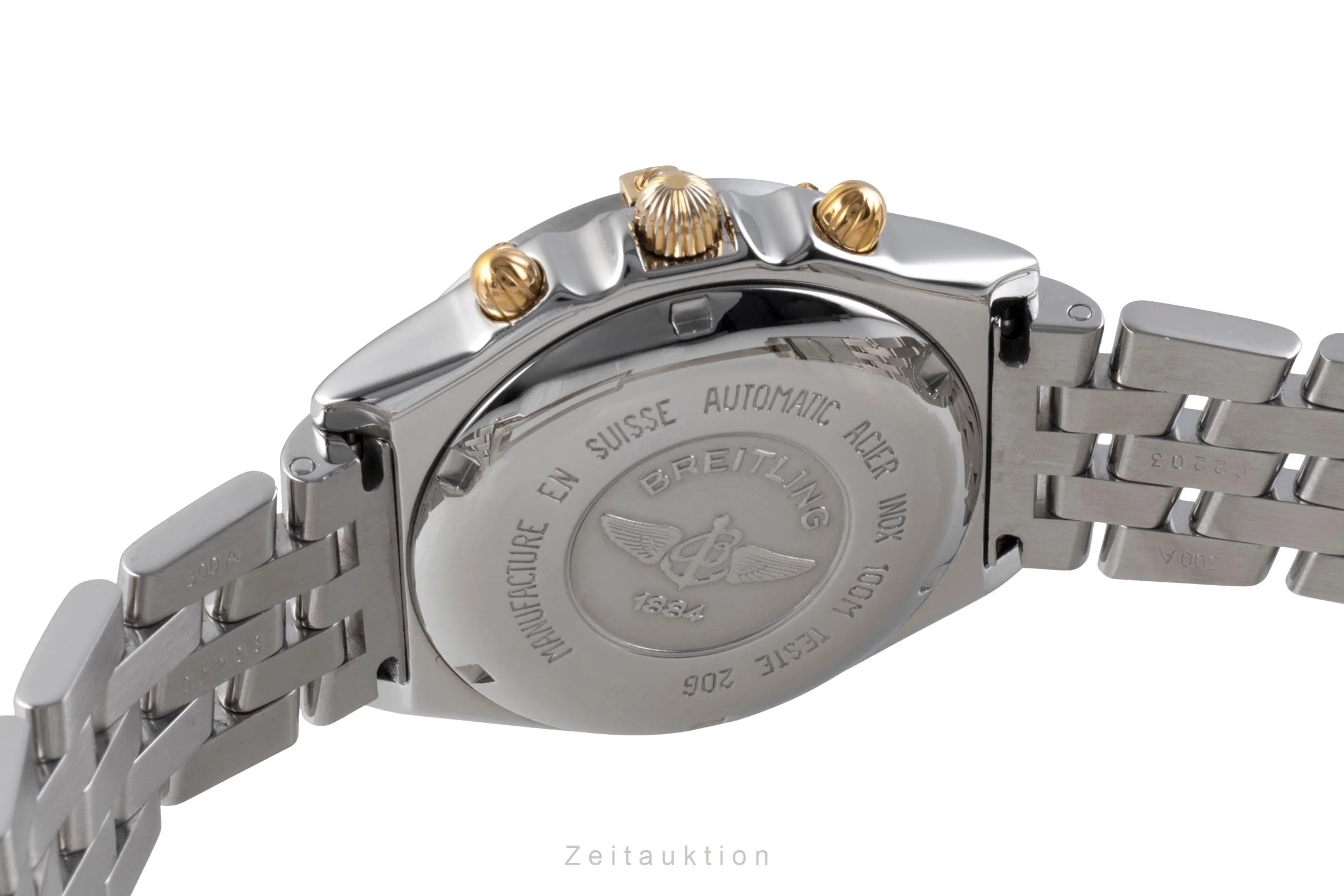Breitling Chronomat chronograph gilt / steel automatic men's watch B13048  [2506634] - Image 11
