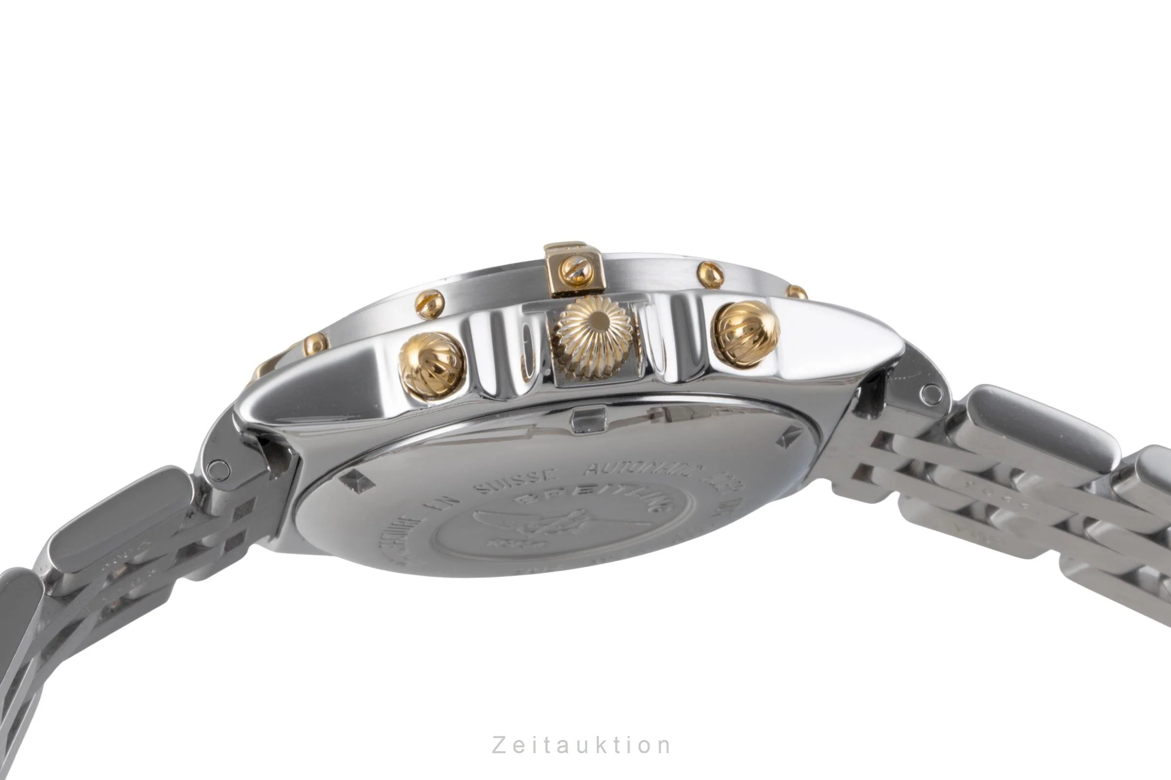 Breitling Chronomat chronograph gilt / steel automatic men's watch B13048  [2506634] - Image 12