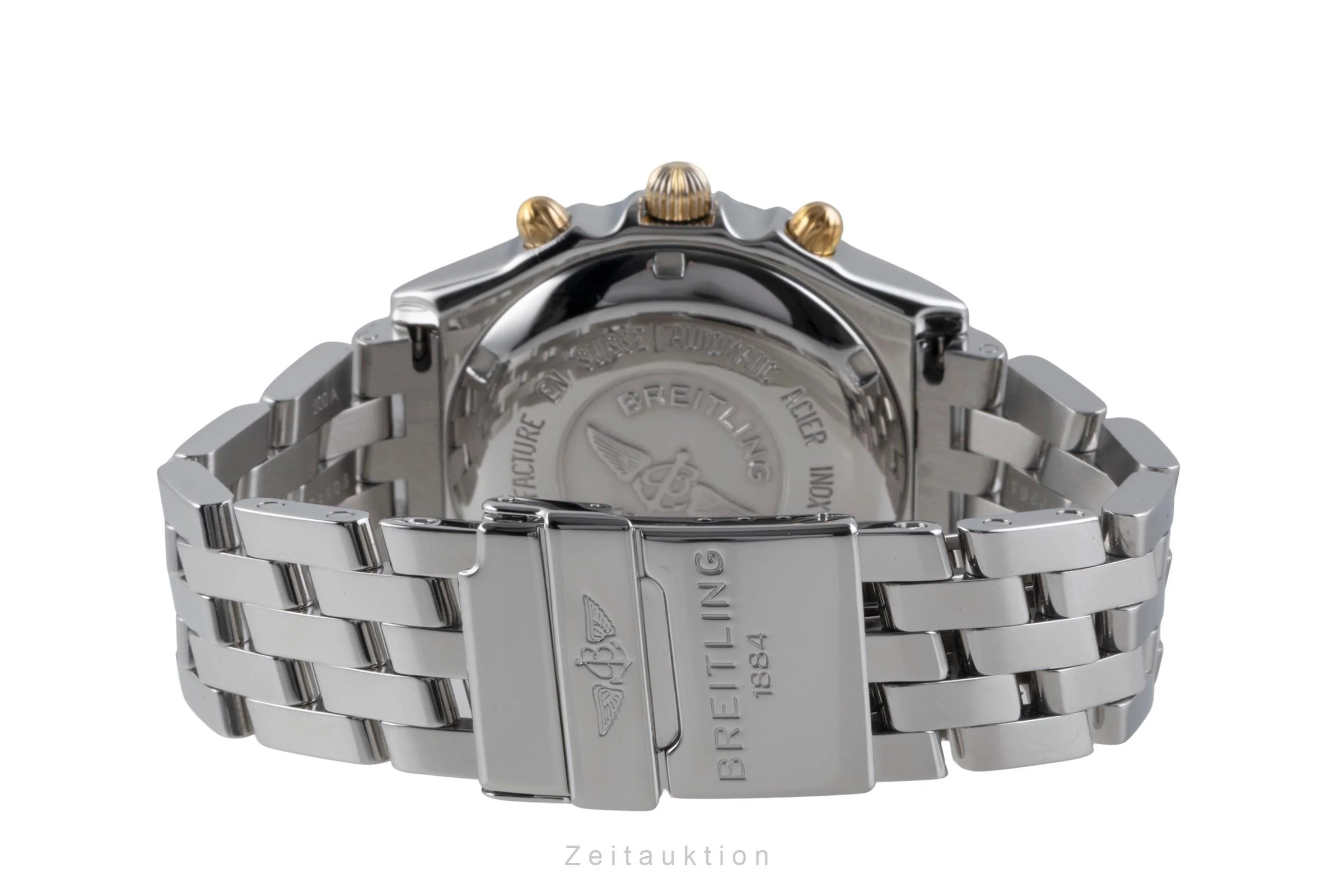 Breitling Chronomat chronograph gilt / steel automatic men's watch B13048  [2506634] - Image 13