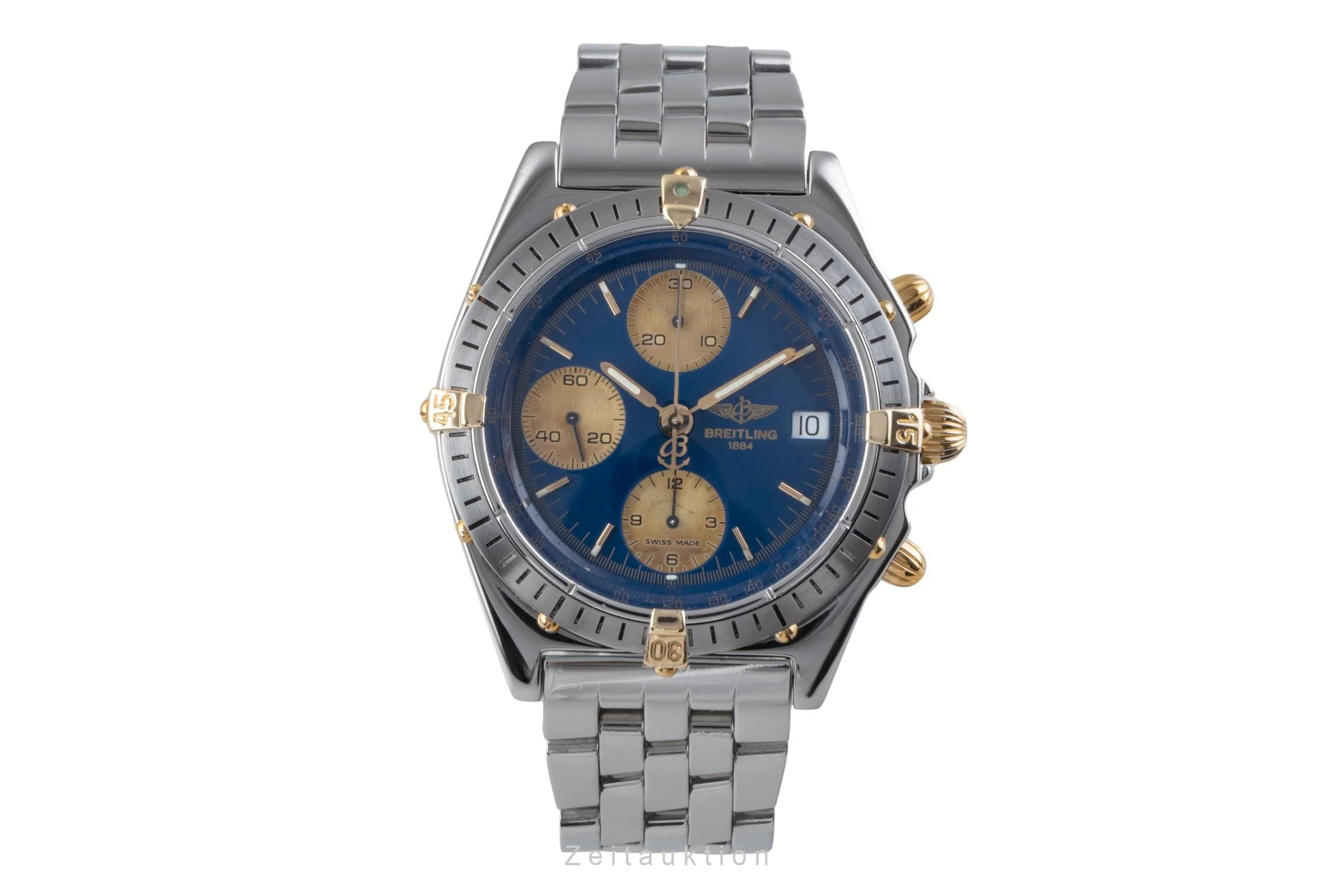 Breitling Chronomat chronograph gilt / steel automatic men's watch B13048  [2506634] - Image 5