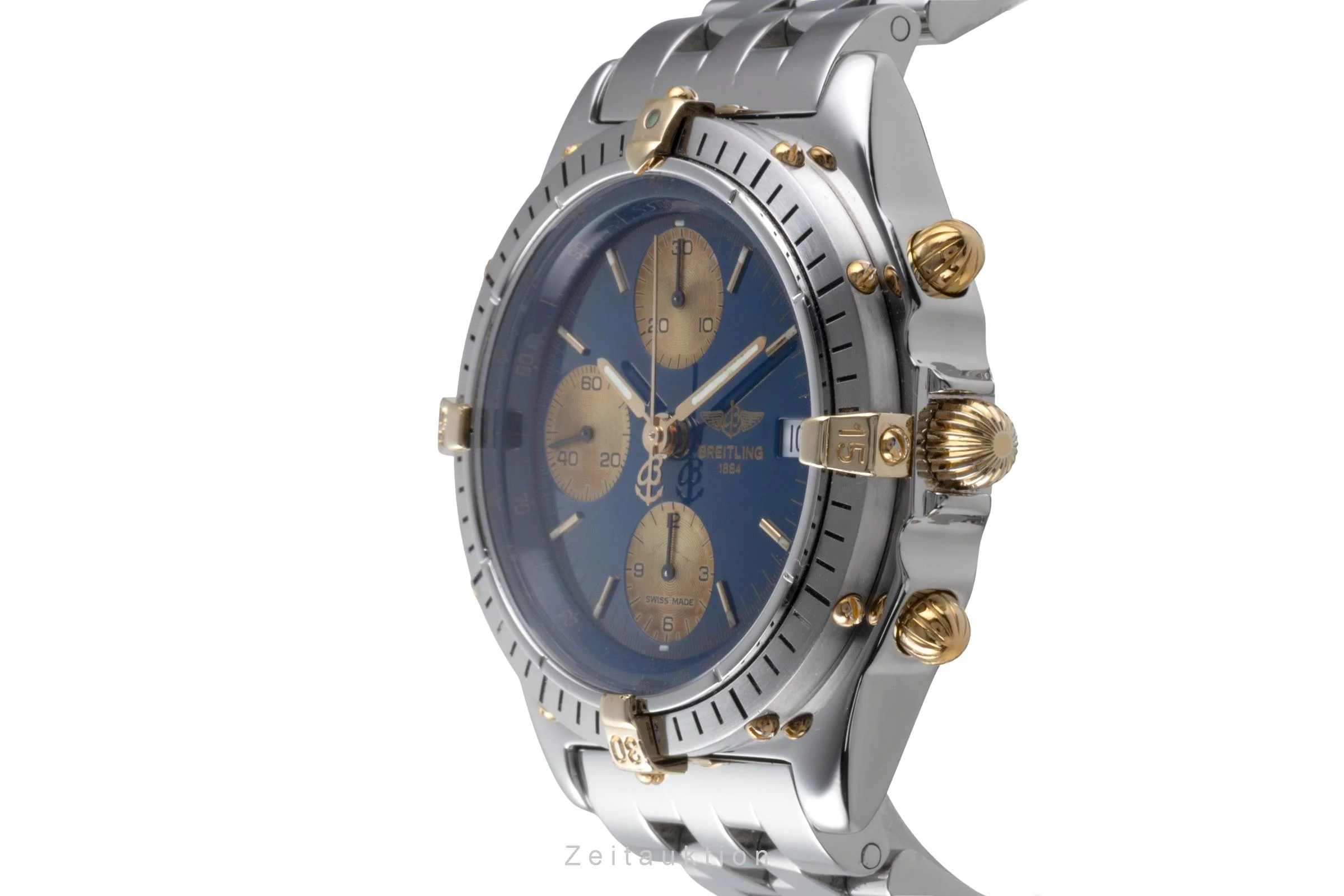Breitling Chronomat chronograph gilt / steel automatic men's watch B13048  [2506634] - Image 7