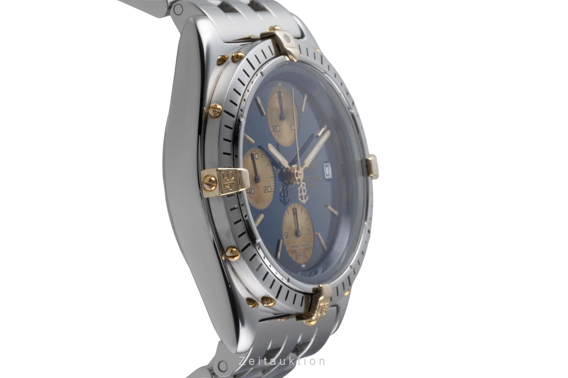 Breitling Chronomat chronograph gilt / steel automatic men's watch B13048  [2506634] - Image 8