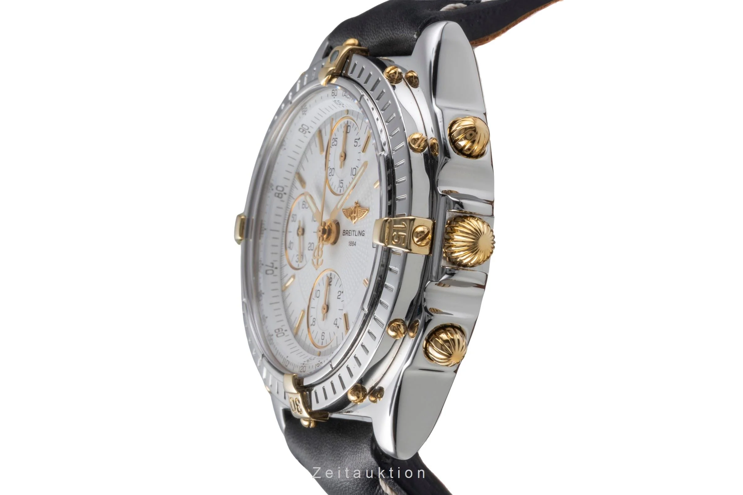 Breitling Chronomat chronograph gilt / steel automatic men's watch B13050.1  [2505379] - Image 7