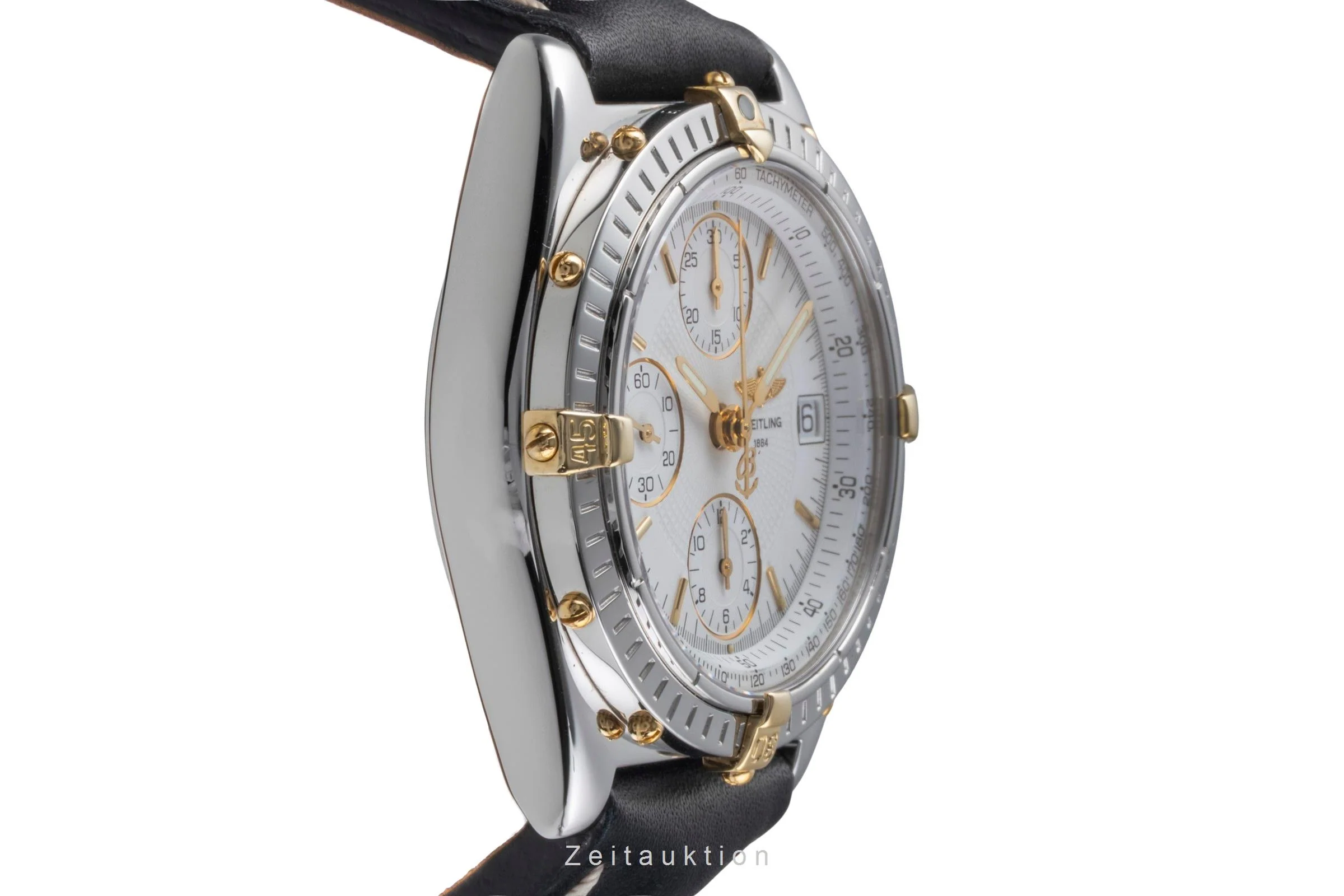 Breitling Chronomat chronograph gilt / steel automatic men's watch B13050.1  [2505379] - Image 8