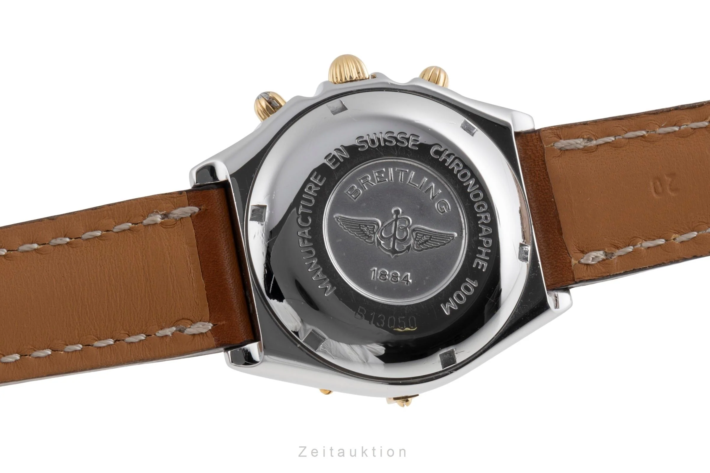 Breitling Chronomat chronograph gilt / steel automatic men's watch B13050  [2502247] - Image 11