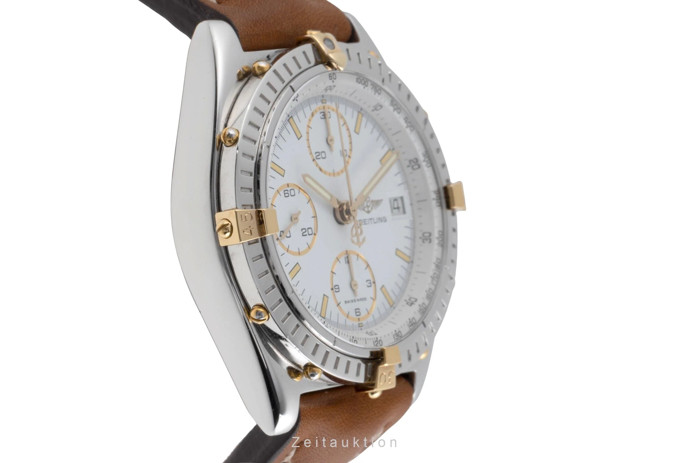 Breitling Chronomat chronograph gilt / steel automatic men's watch B13050  [2502247] - Image 8