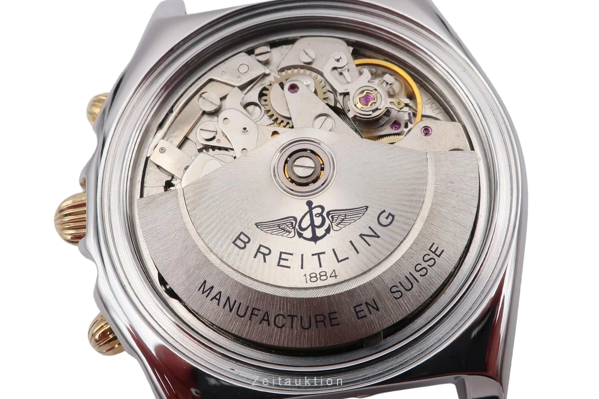 Breitling Chronomat chronograph gilt / steel automatic men's watch B13050  [2503857] - Image 16