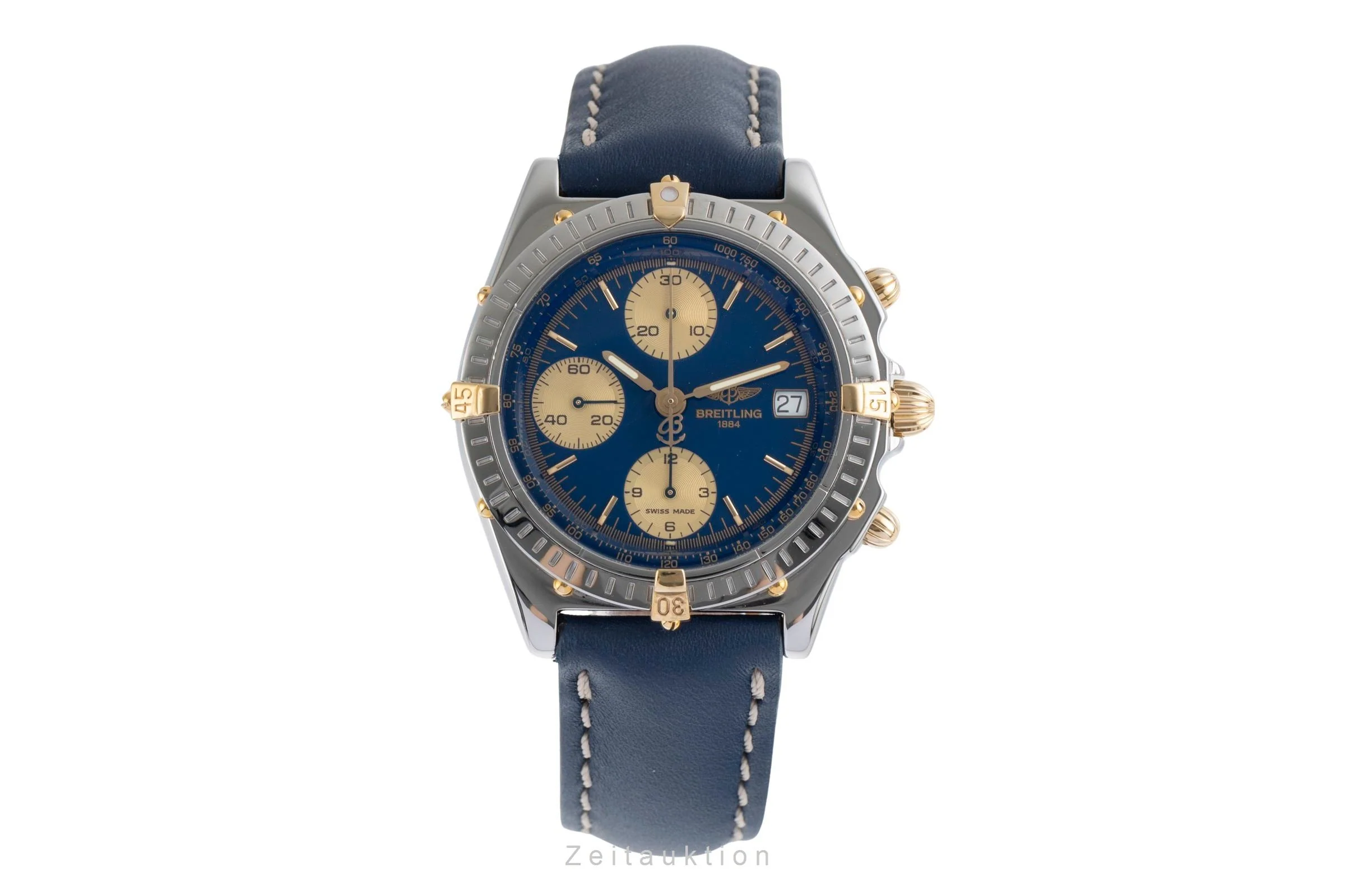Breitling Chronomat chronograph gilt / steel automatic men's watch B13050  [2503857] - Image 5