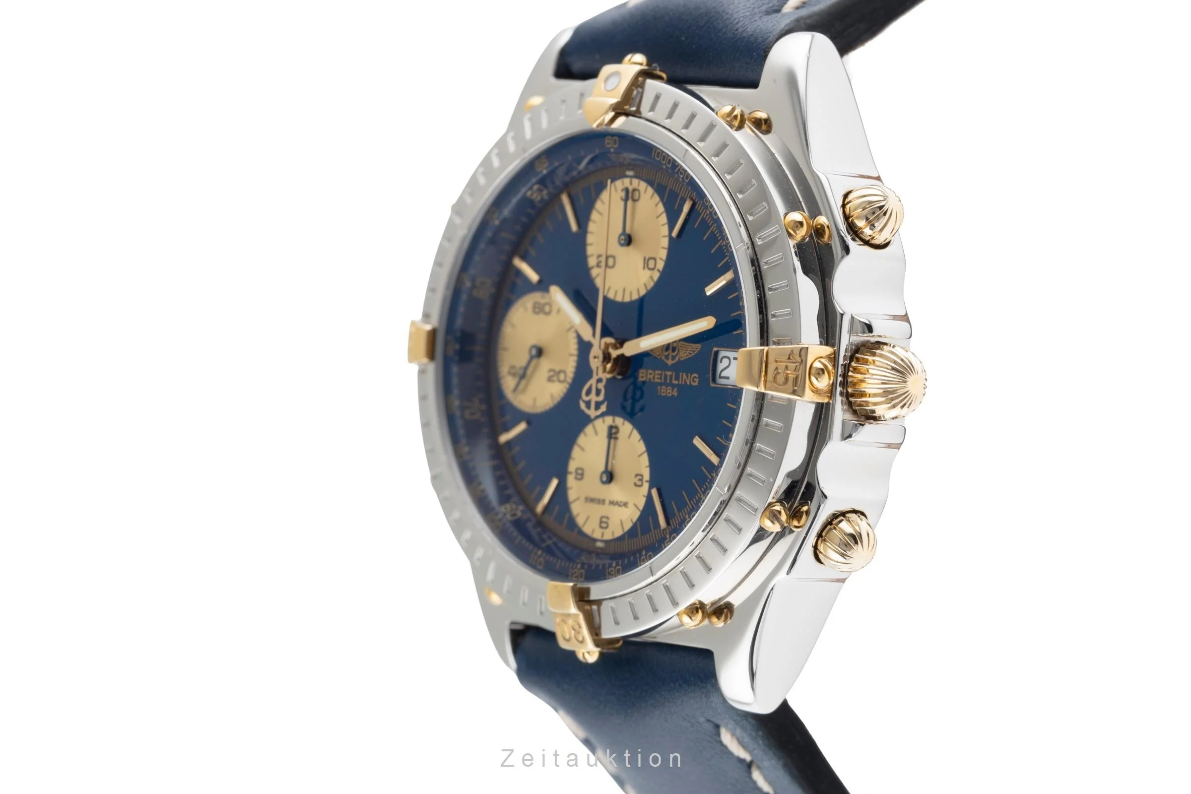 Breitling Chronomat chronograph gilt / steel automatic men's watch B13050  [2503857] - Image 7