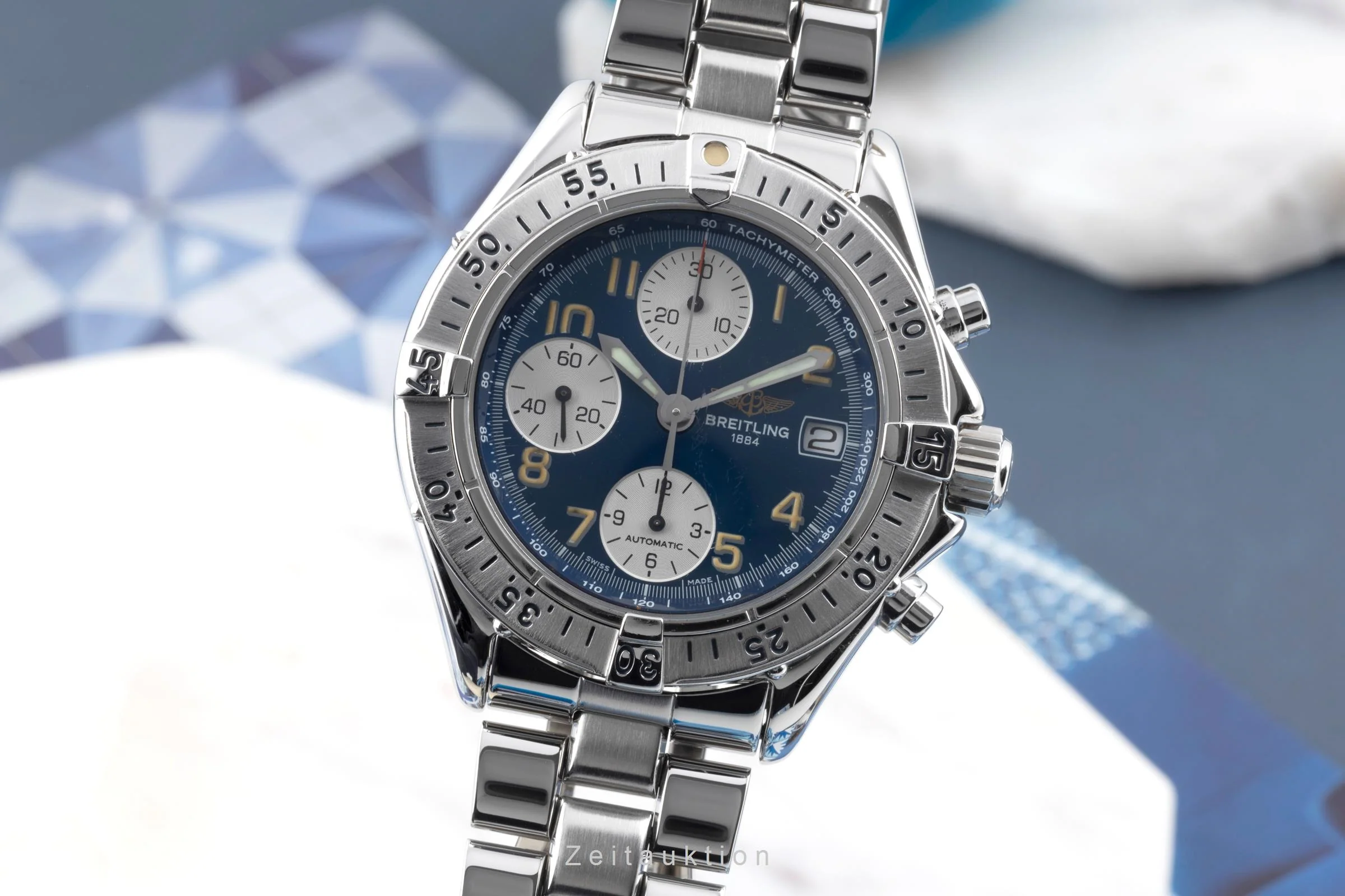 Breitling Chronomat chronograph steel automatic men's watch A13035.1  [2506562] - Image 2