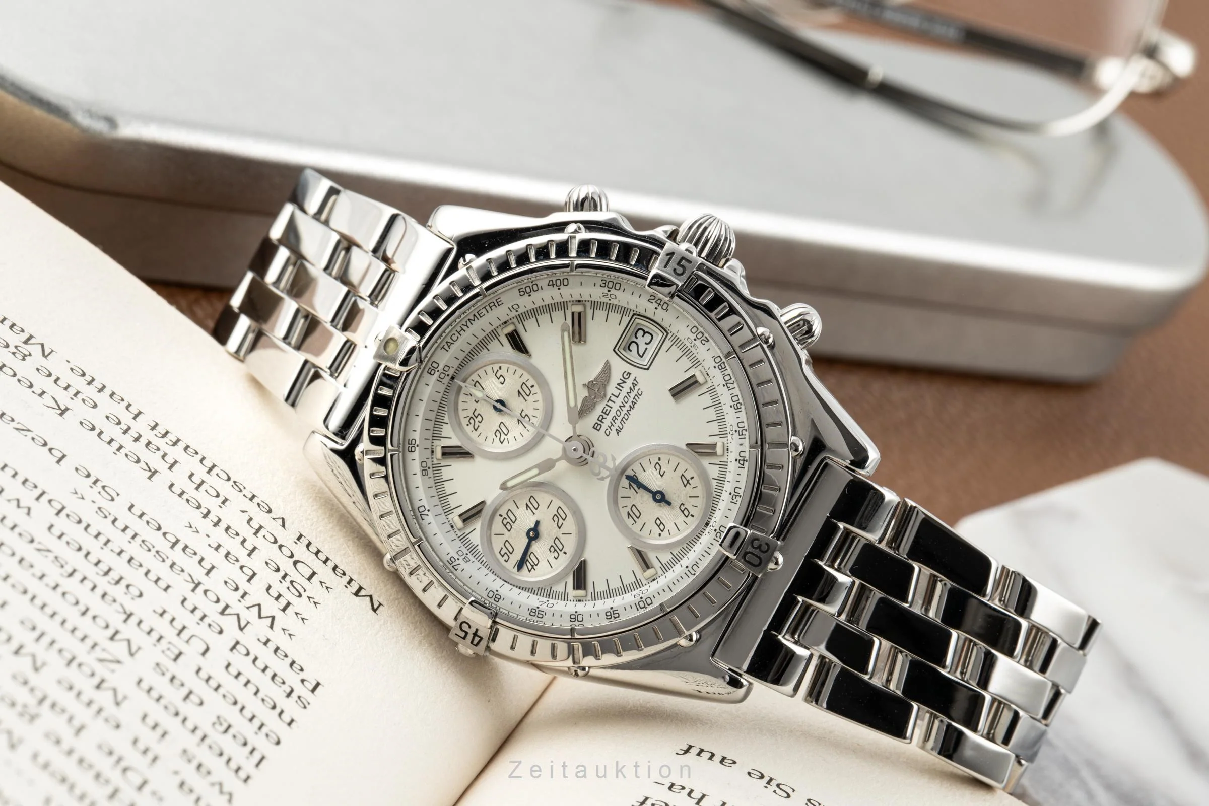 Breitling Chronomat chronograph steel automatic men's watch A13050.1  [2206585] - Image 2