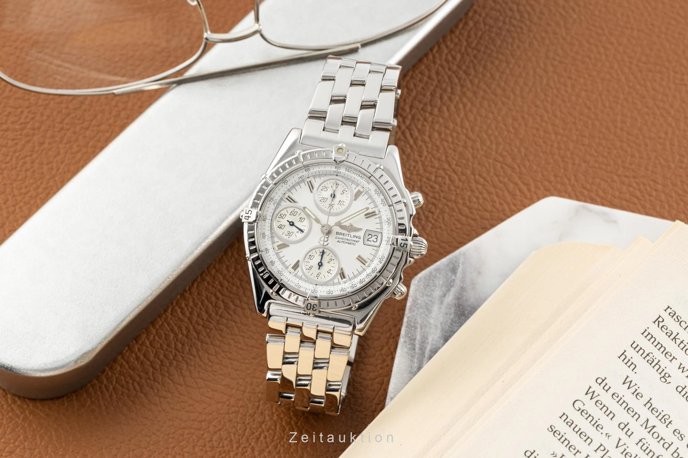 Breitling Chronomat chronograph steel automatic men's watch A13050.1  [2206585] - Image 3