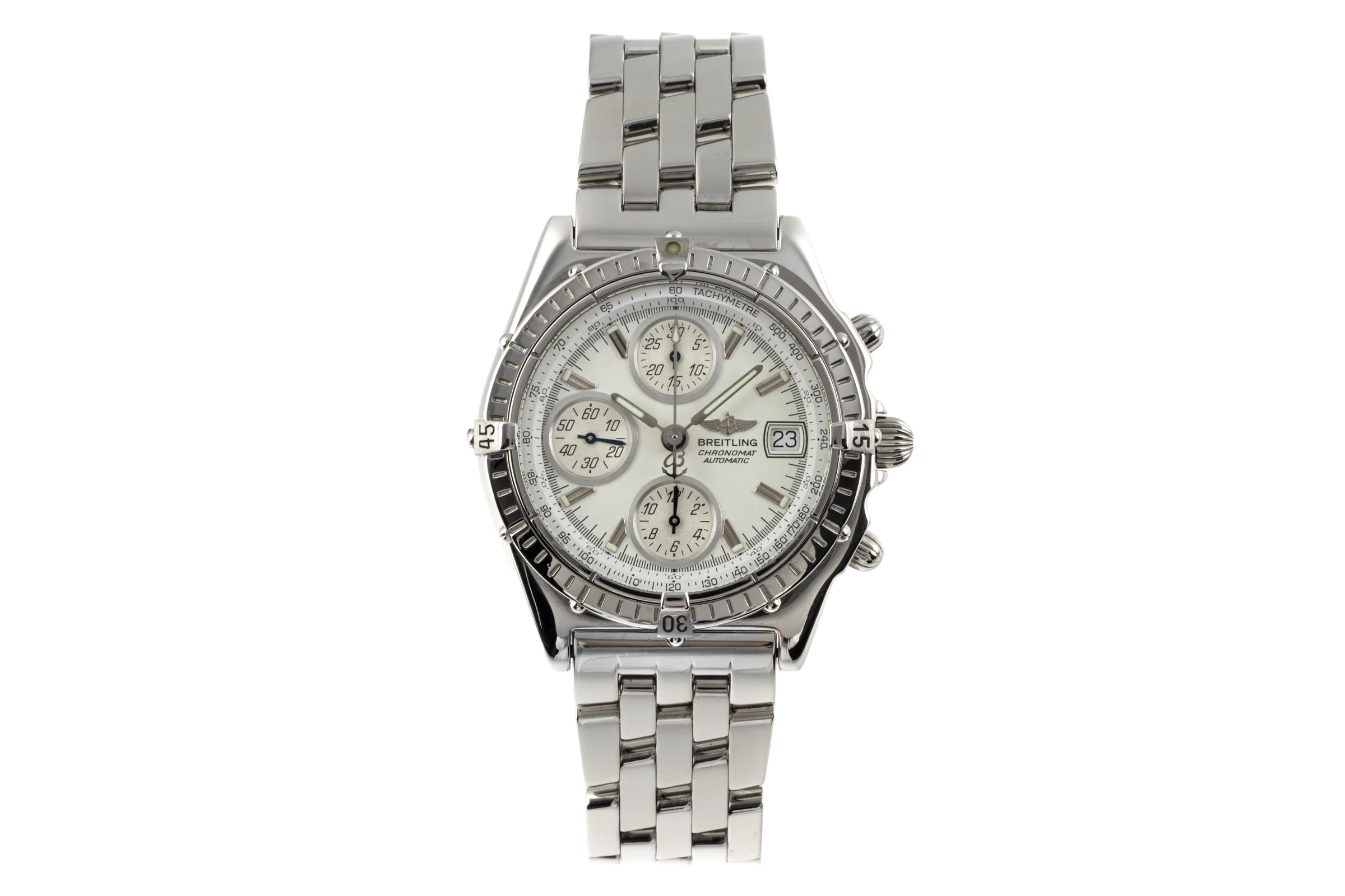 Breitling Chronomat chronograph steel automatic men's watch A13050.1  [2206585] - Image 4