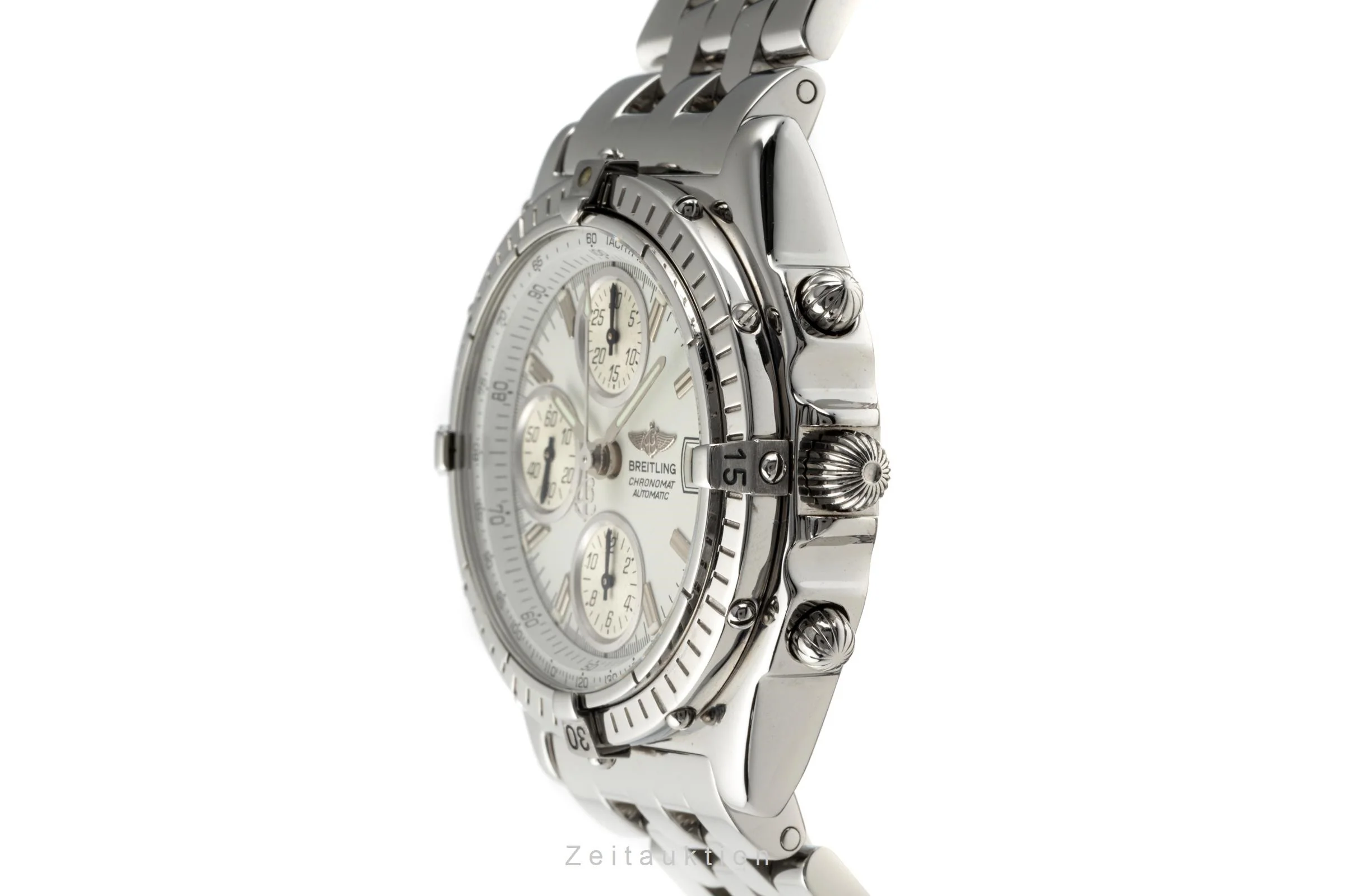 Breitling Chronomat chronograph steel automatic men's watch A13050.1  [2206585] - Image 6