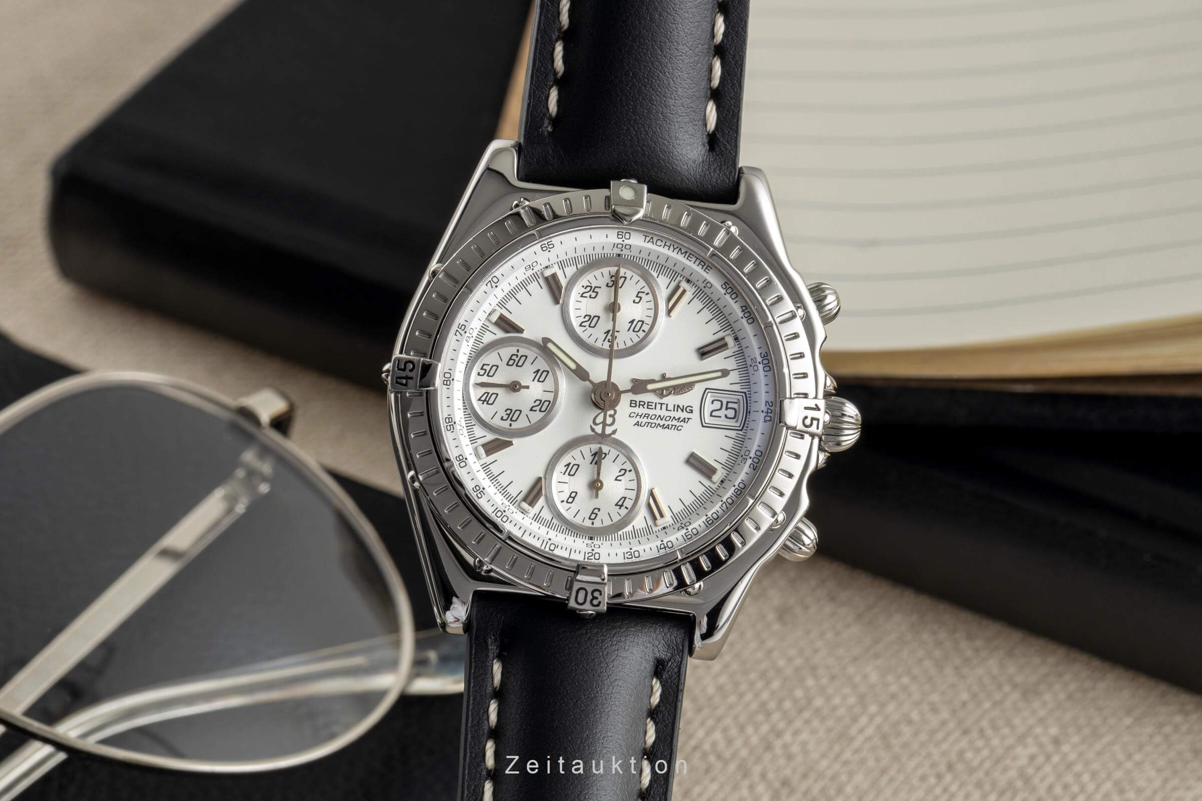 Breitling Chronomat chronograph steel automatic men's watch A13050.1  [2501898] - Image 2