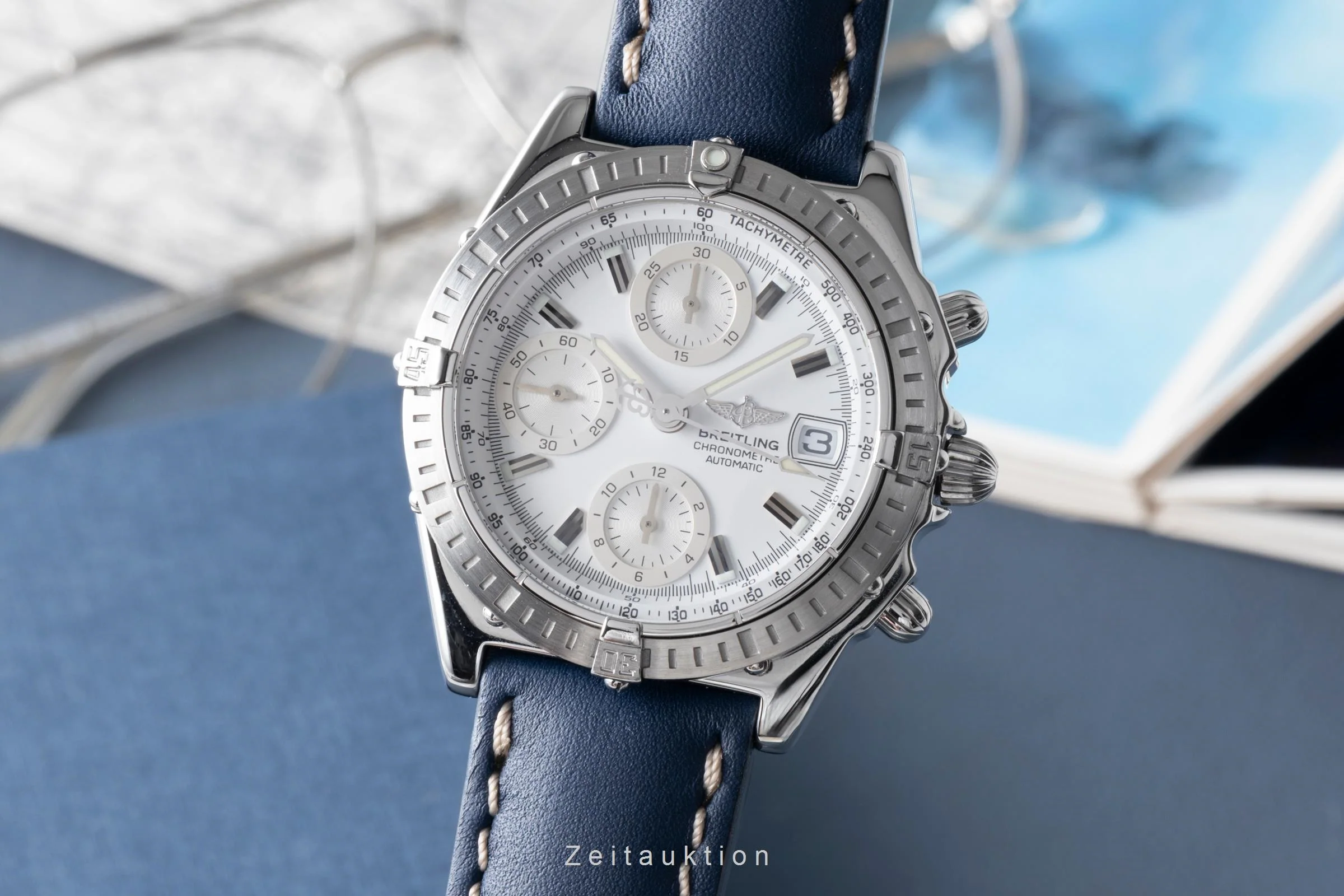 Breitling Chronomat chronograph steel automatic men's watch A13352  [2506557] - Image 2