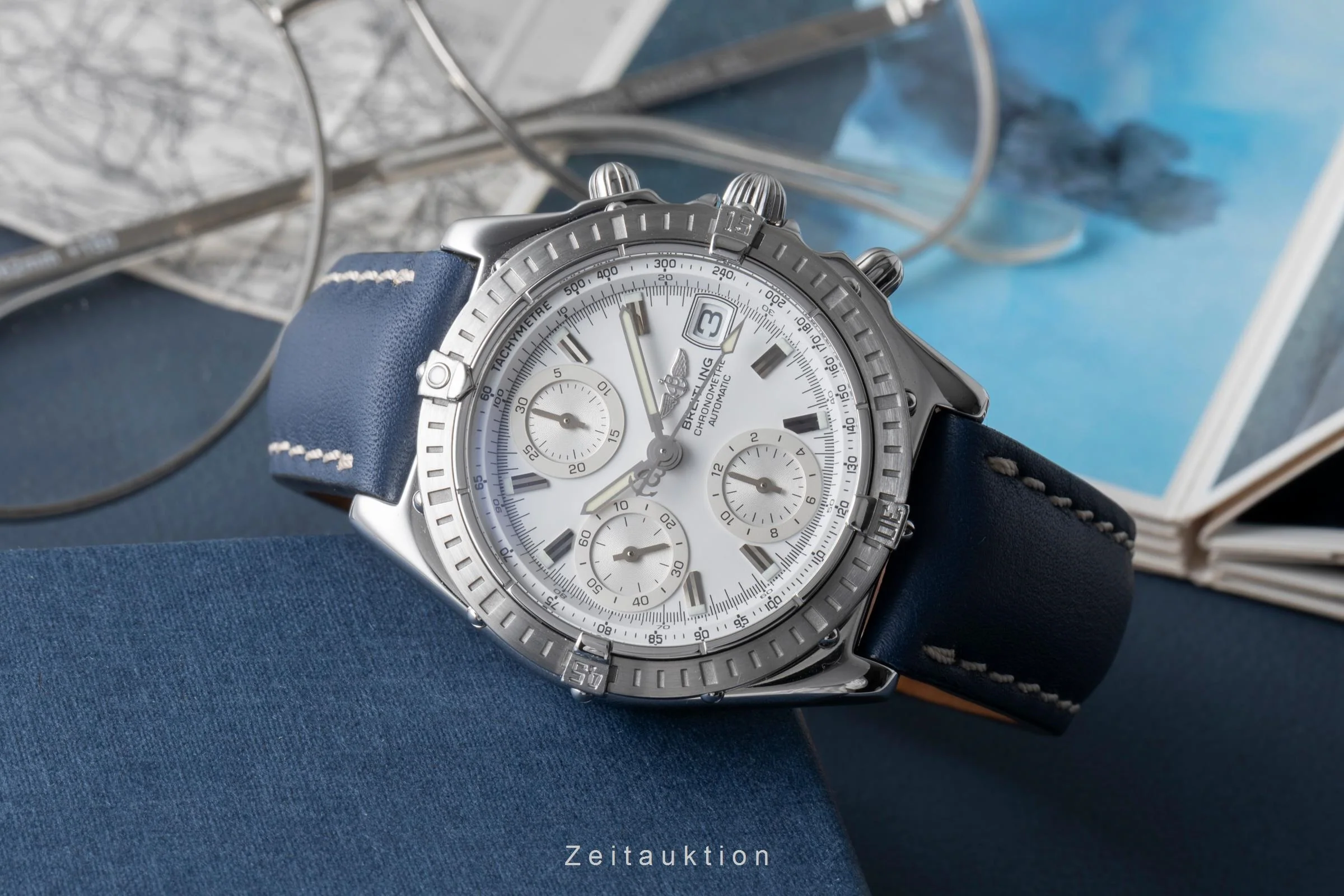 Breitling Chronomat chronograph steel automatic men's watch A13352  [2506557] - Image 3