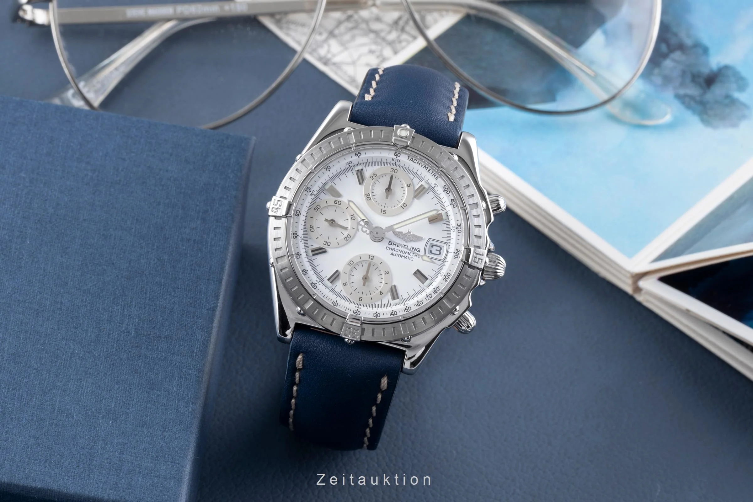 Breitling Chronomat chronograph steel automatic men's watch A13352  [2506557] - Image 4