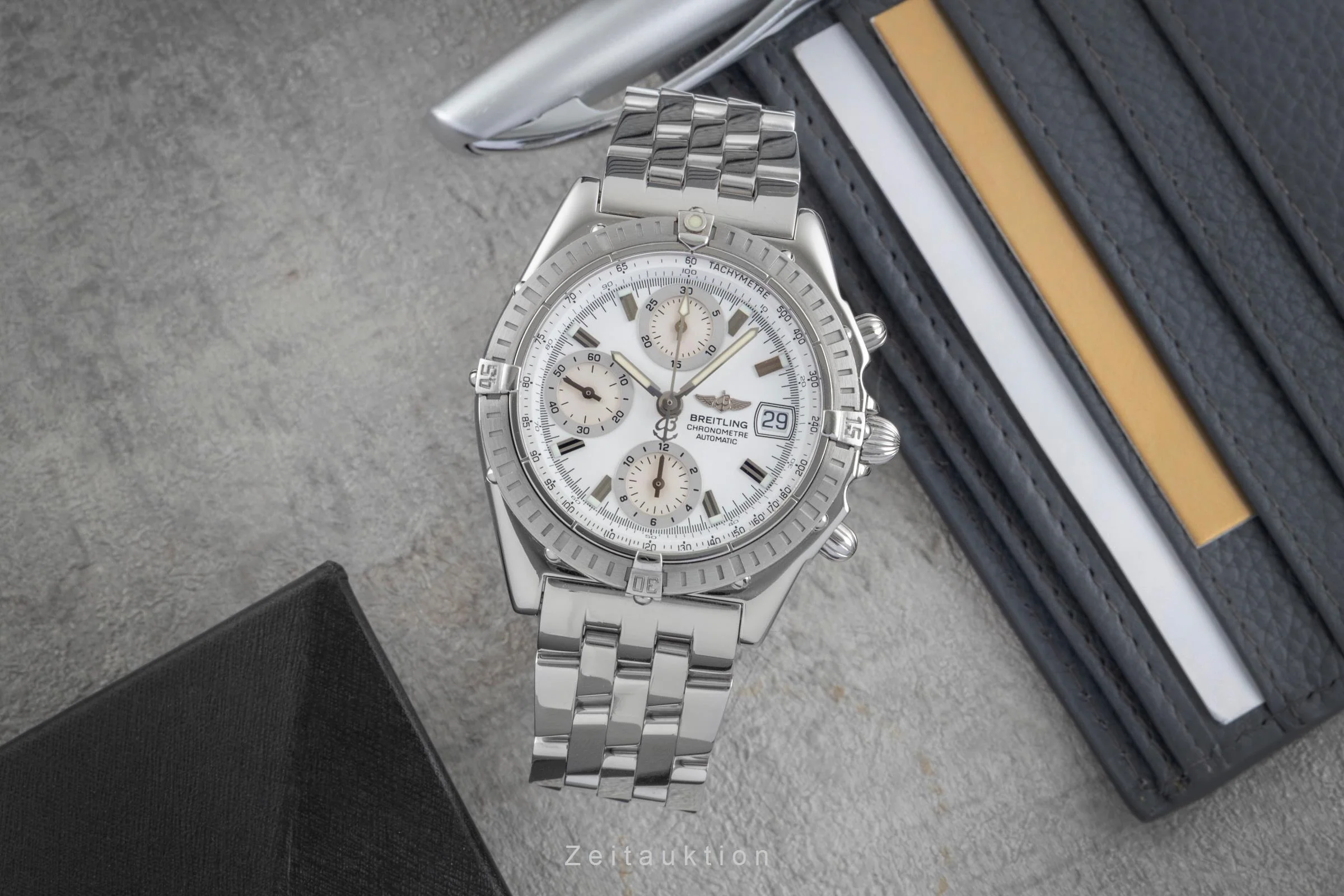 Breitling Chronomat chronograph steel automatic men's watch A13352  [2506615] - Image 4