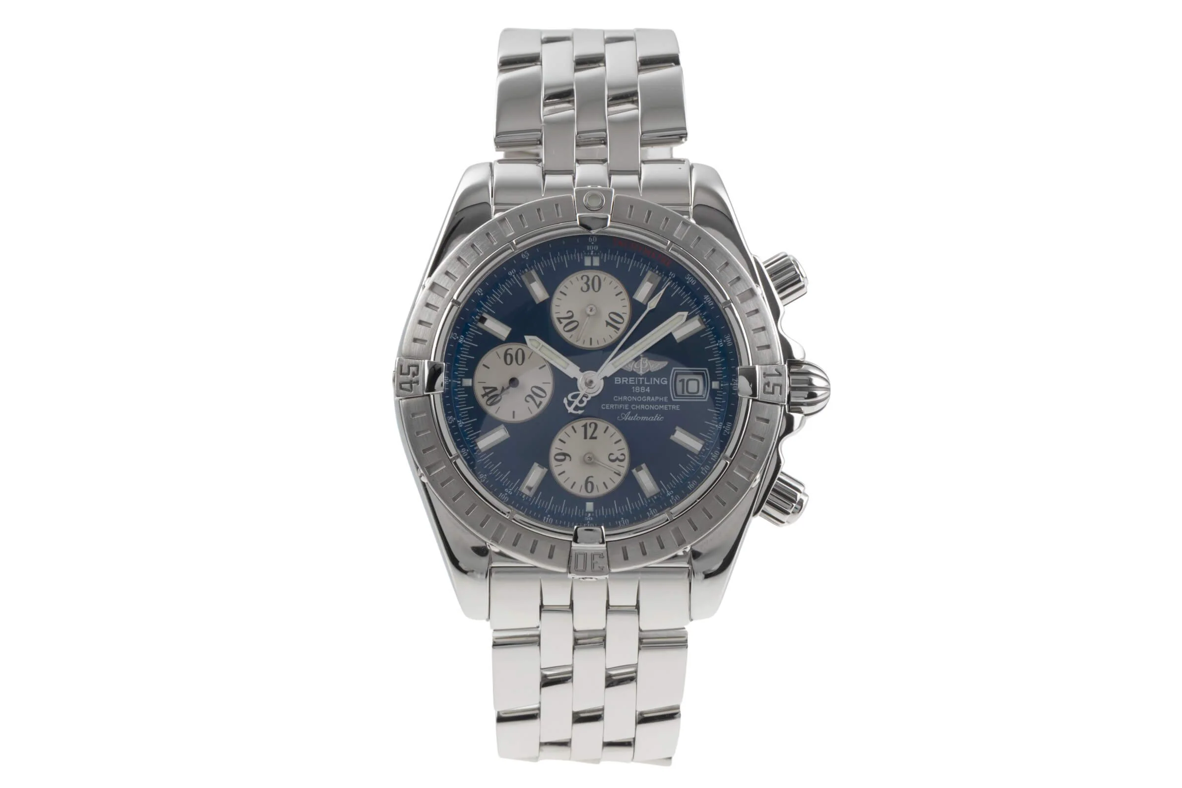 Breitling Chronomat chronograph steel automatic men's watch A13356  [2404757] - Image 4