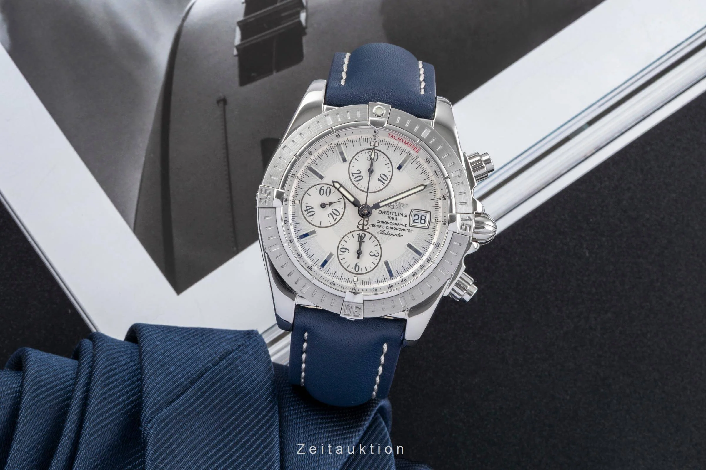 Breitling Chronomat chronograph steel automatic men's watch A13356  [2501085] - Image 4