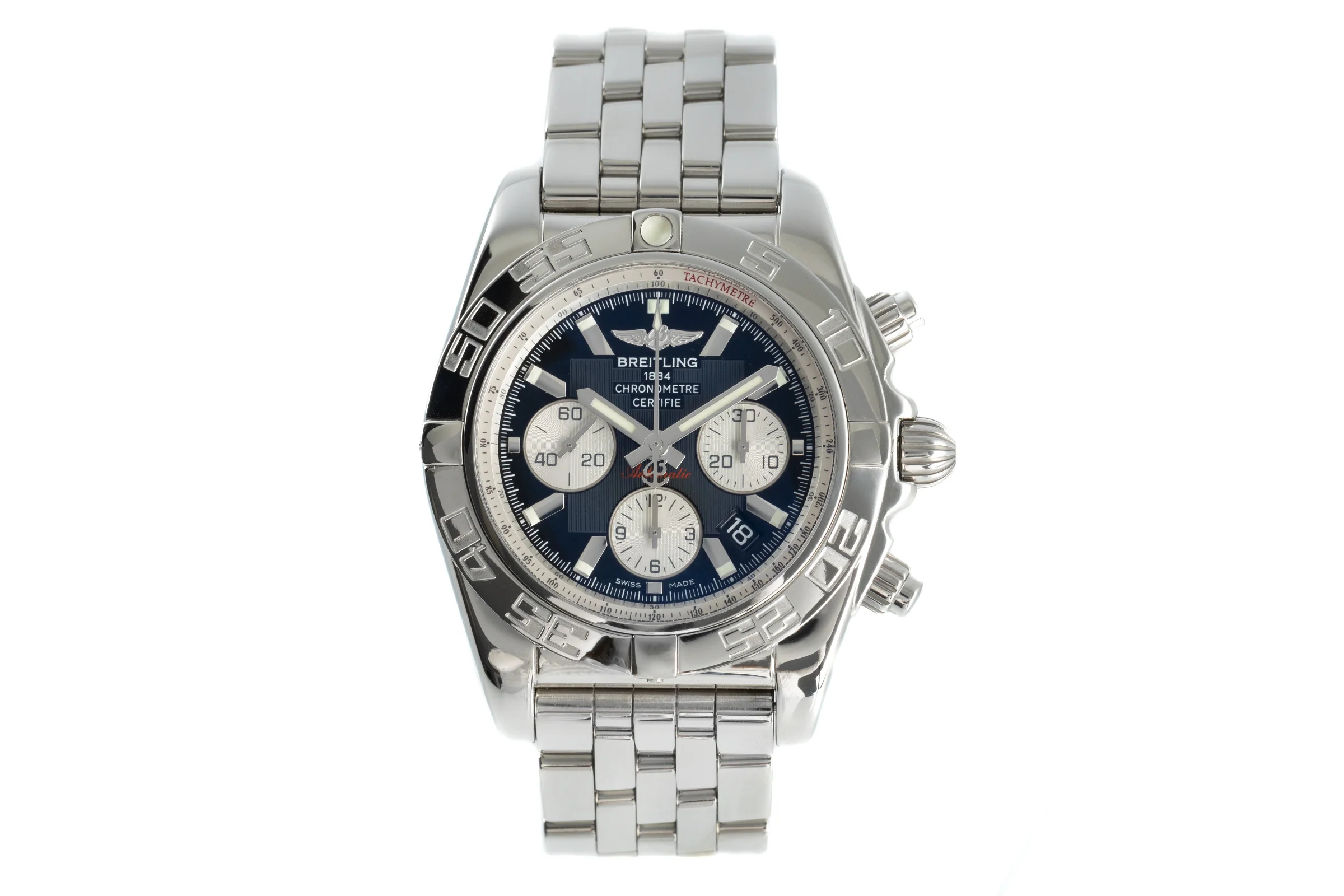 Breitling Chronomat chronograph steel automatic men's watch AB0110 LP: 8100EUR  [2106178] - Image 4