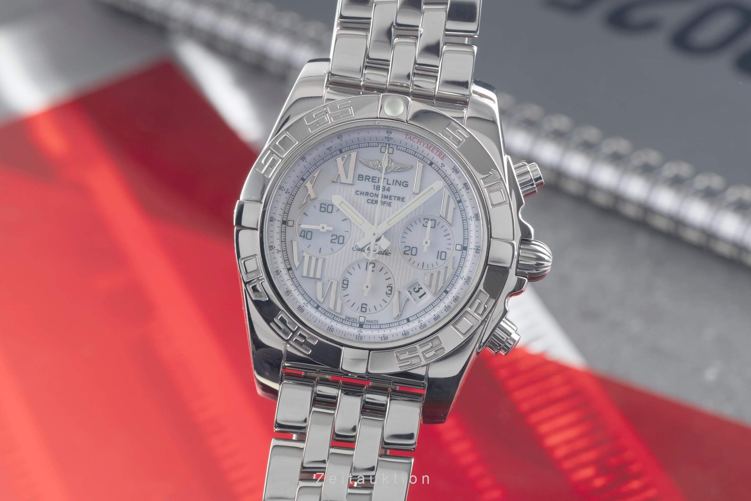 Breitling Chronomat chronograph steel automatic men's watch AB0110  [2500834] - Image 2