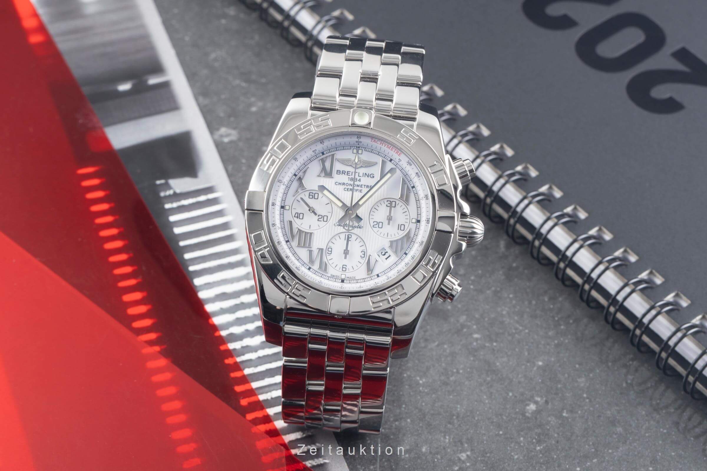 Breitling Chronomat chronograph steel automatic men's watch AB0110  [2500834] - Image 4