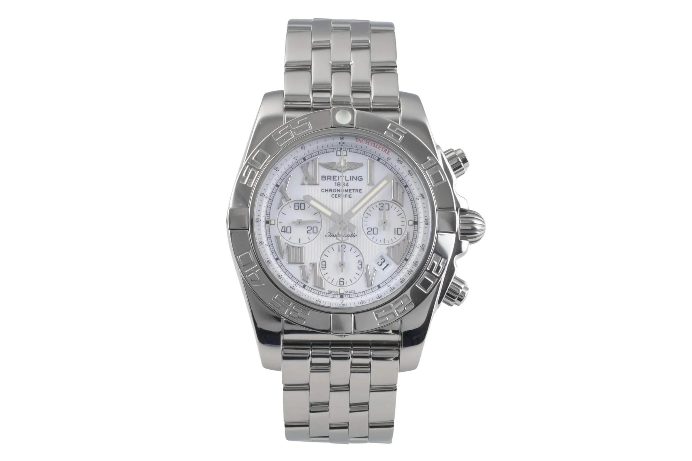 Breitling Chronomat chronograph steel automatic men's watch AB0110  [2500834] - Image 5